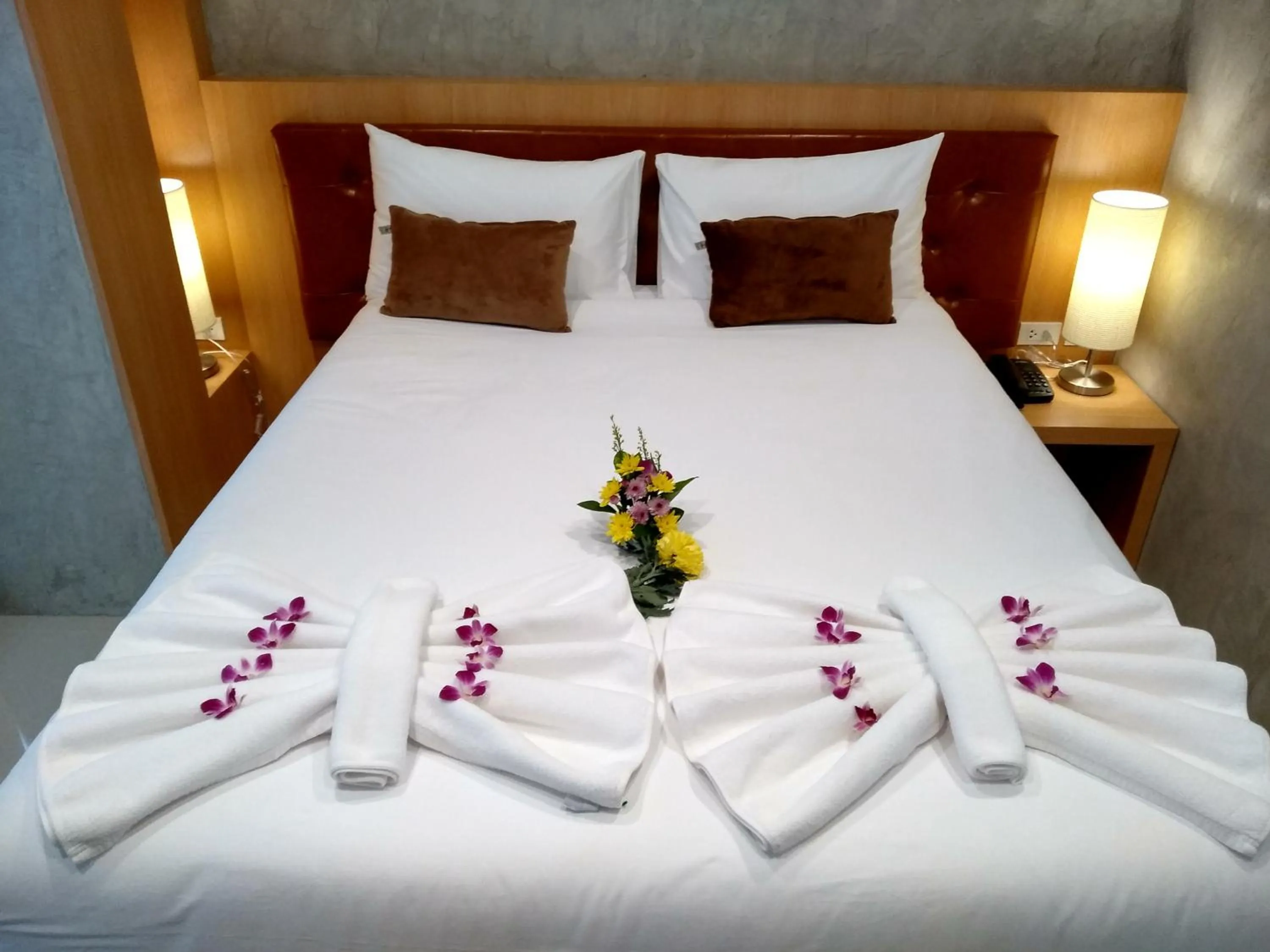 Bed in De Loft Hotel