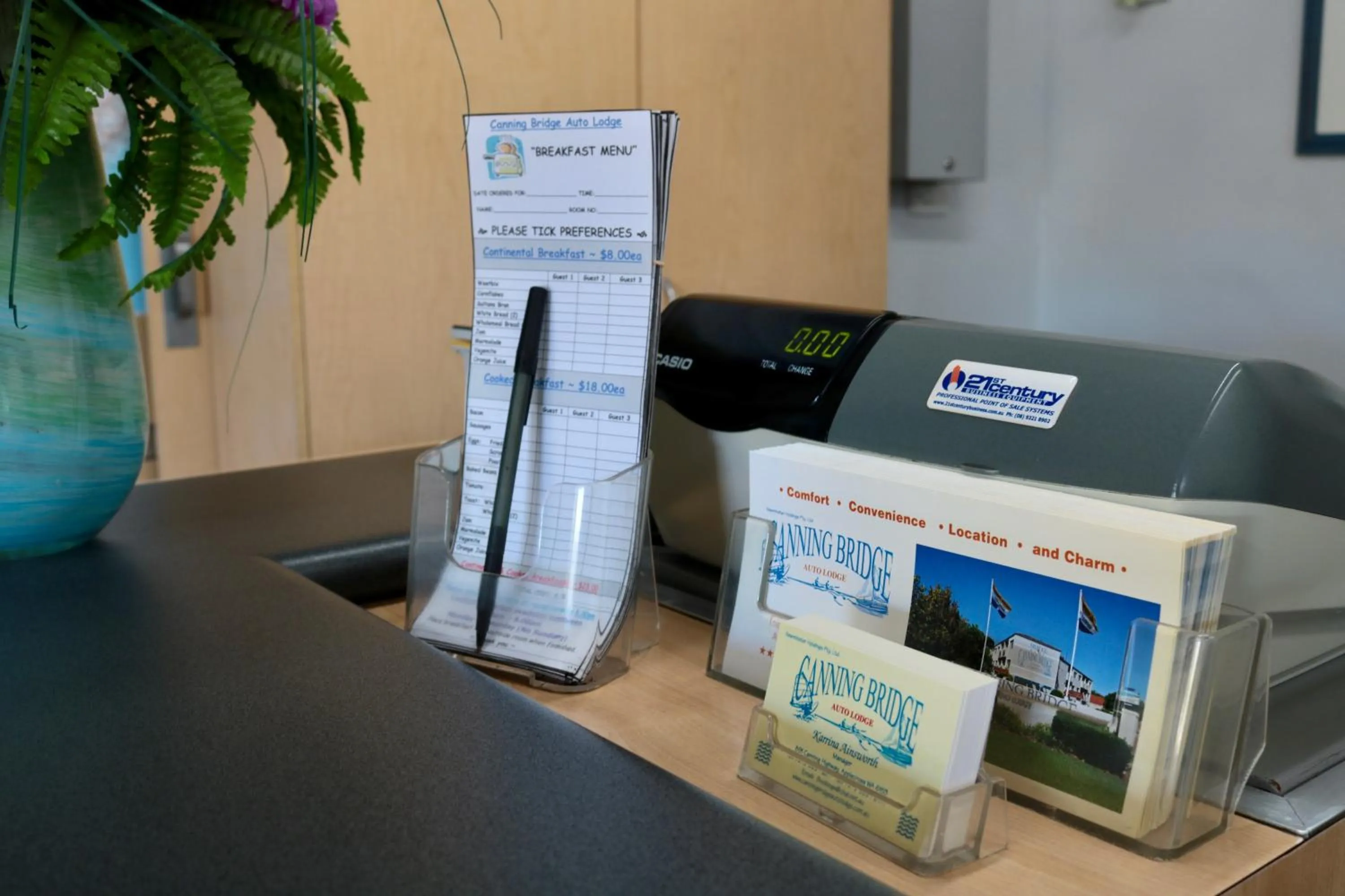 Lobby or reception in Canning Bridge Auto Lodge