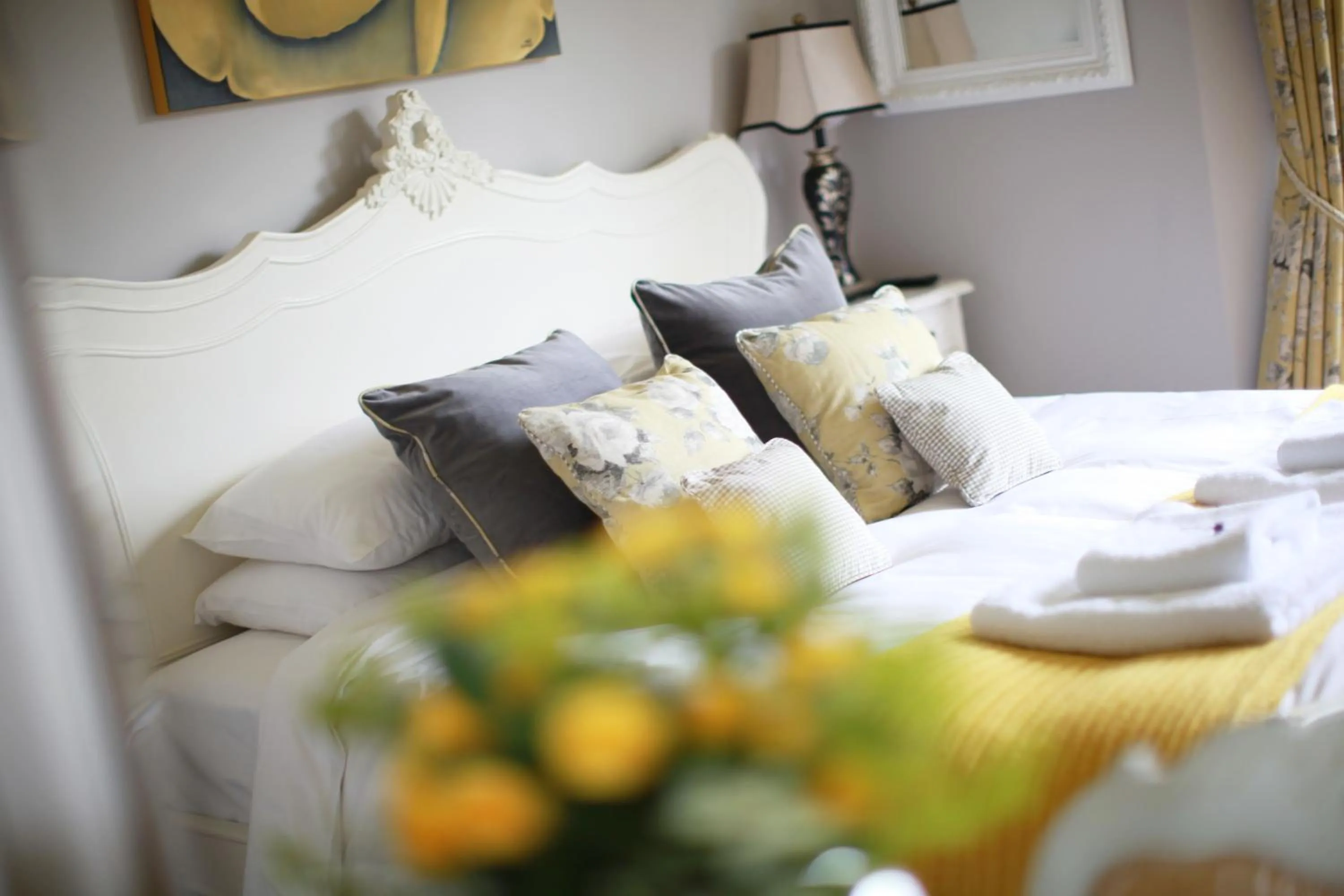 Decorative detail, Bed in Brindleys