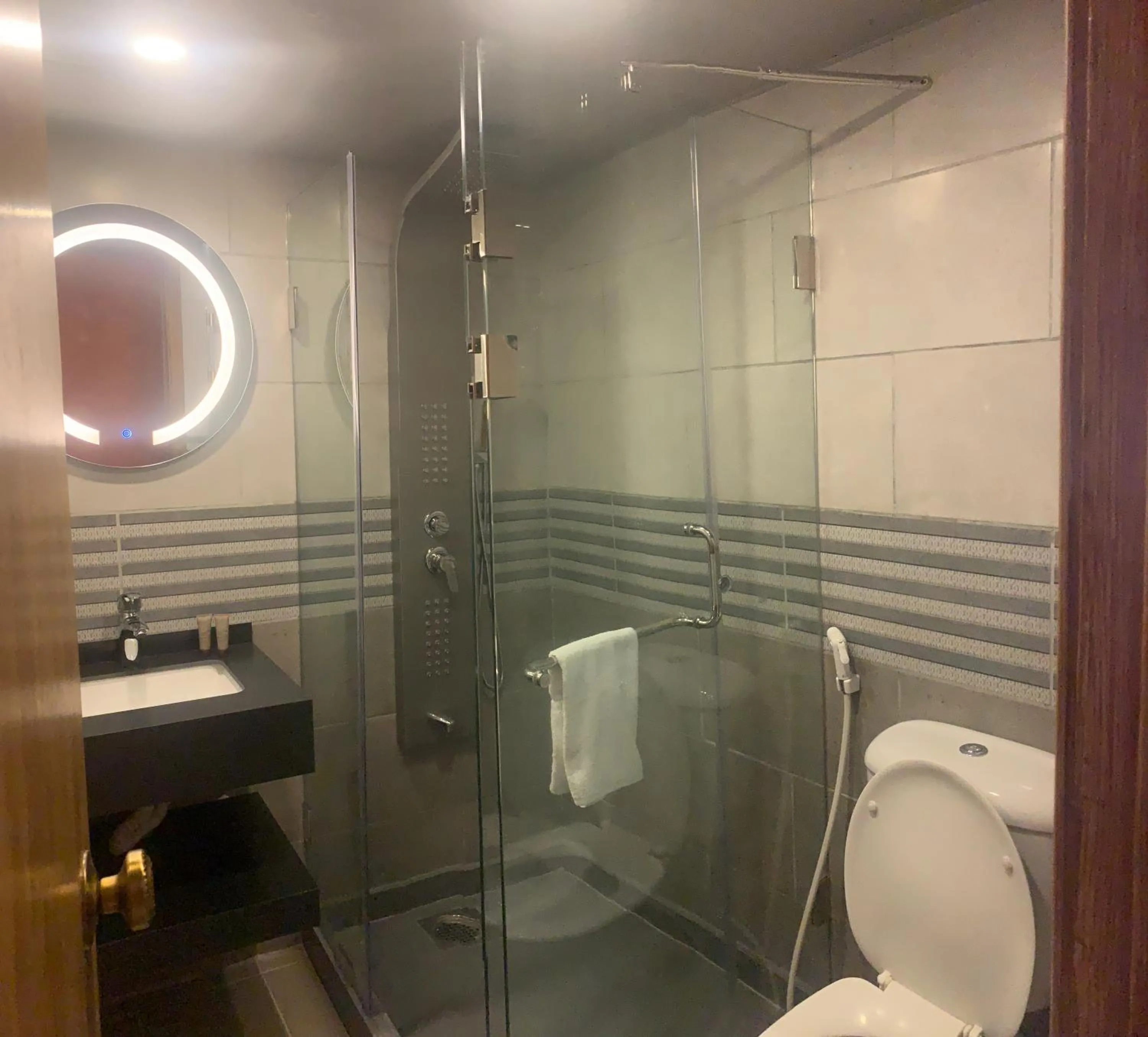 Shower in Bliss 3000 Furnished Studios
