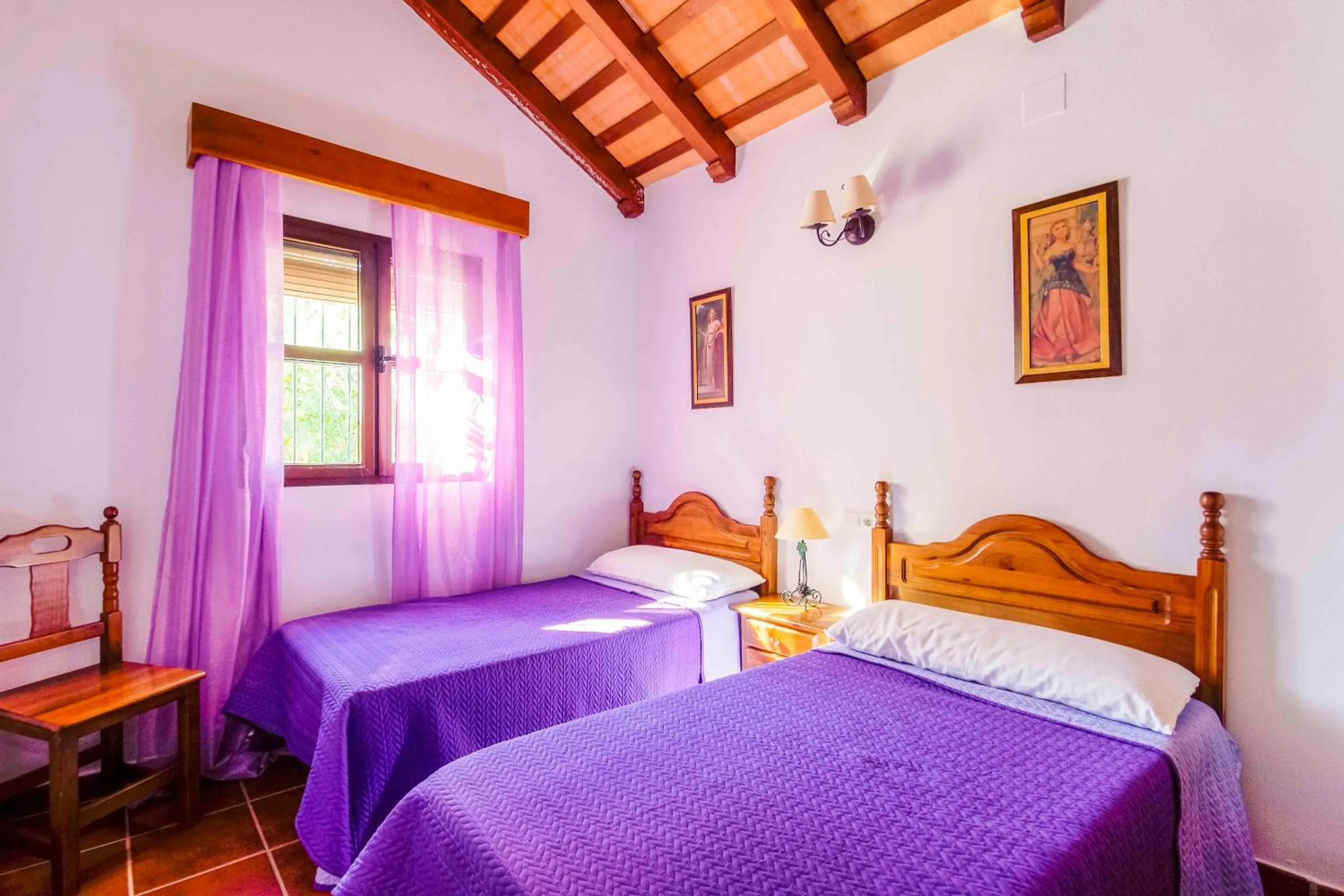 Bedroom, Bed in Vivienda Rural Atlántico Sur & Familias
