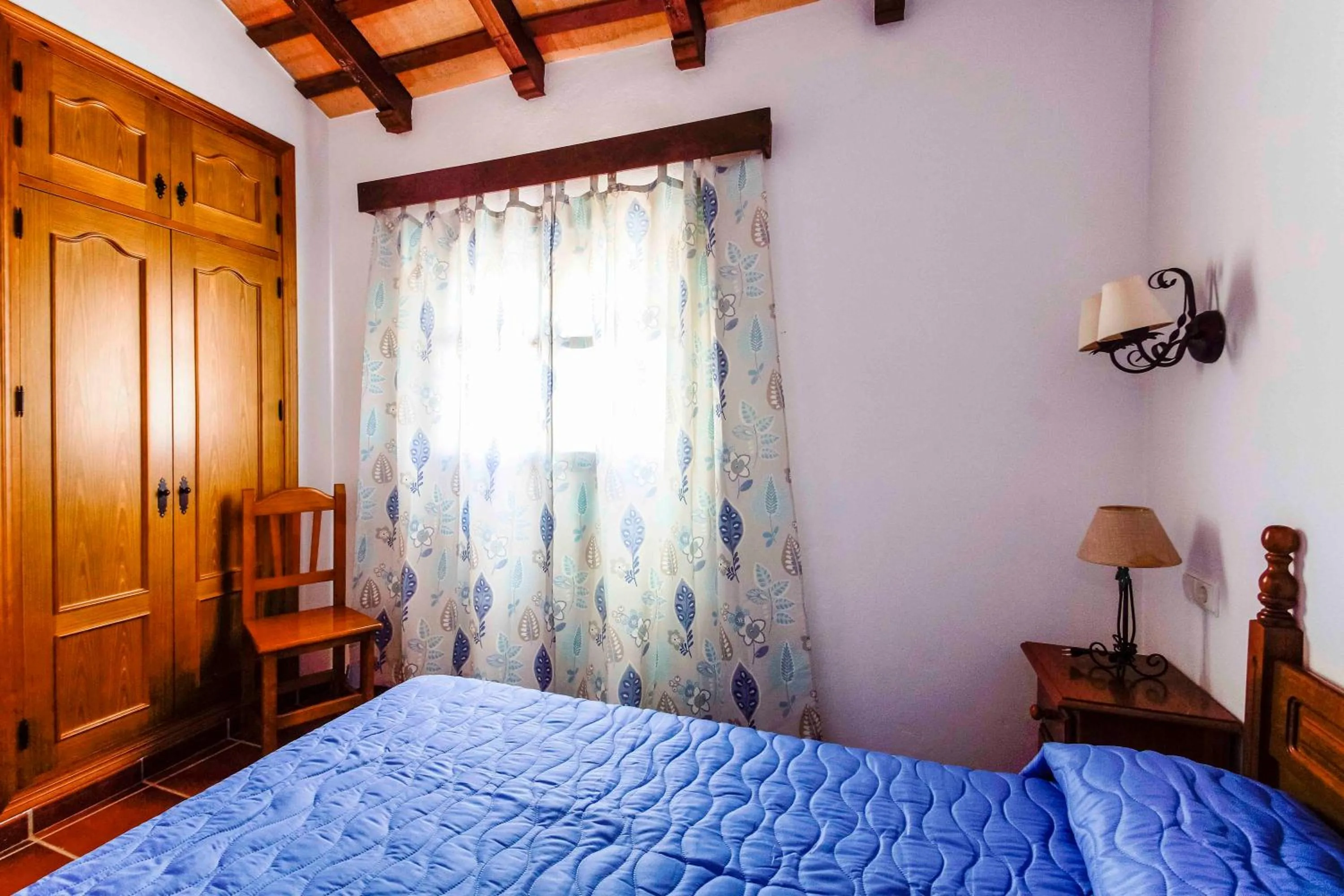 Bed in Vivienda Rural Atlántico Sur & Familias
