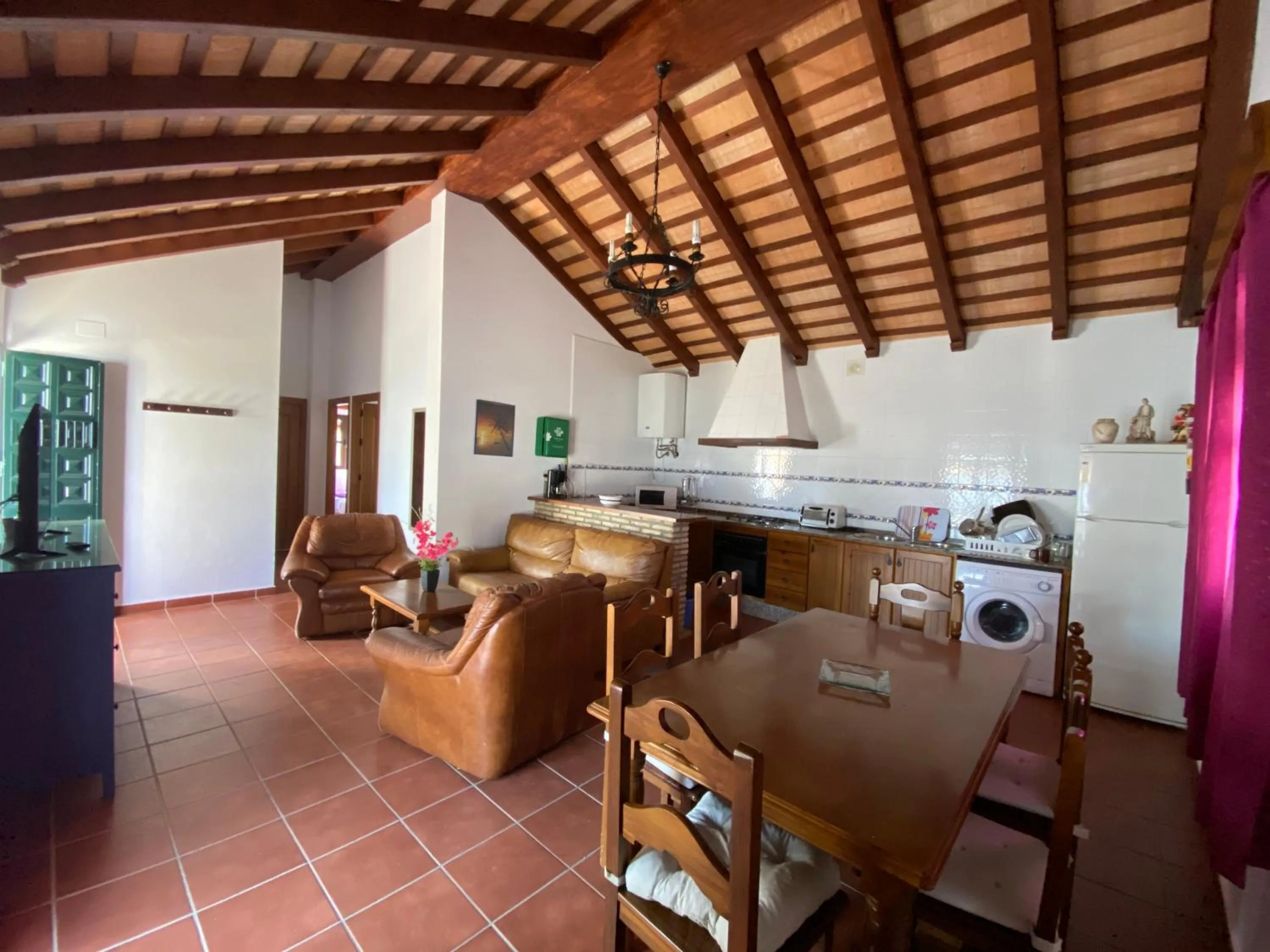 Kitchen or kitchenette in Vivienda Rural Atlántico Sur & Familias
