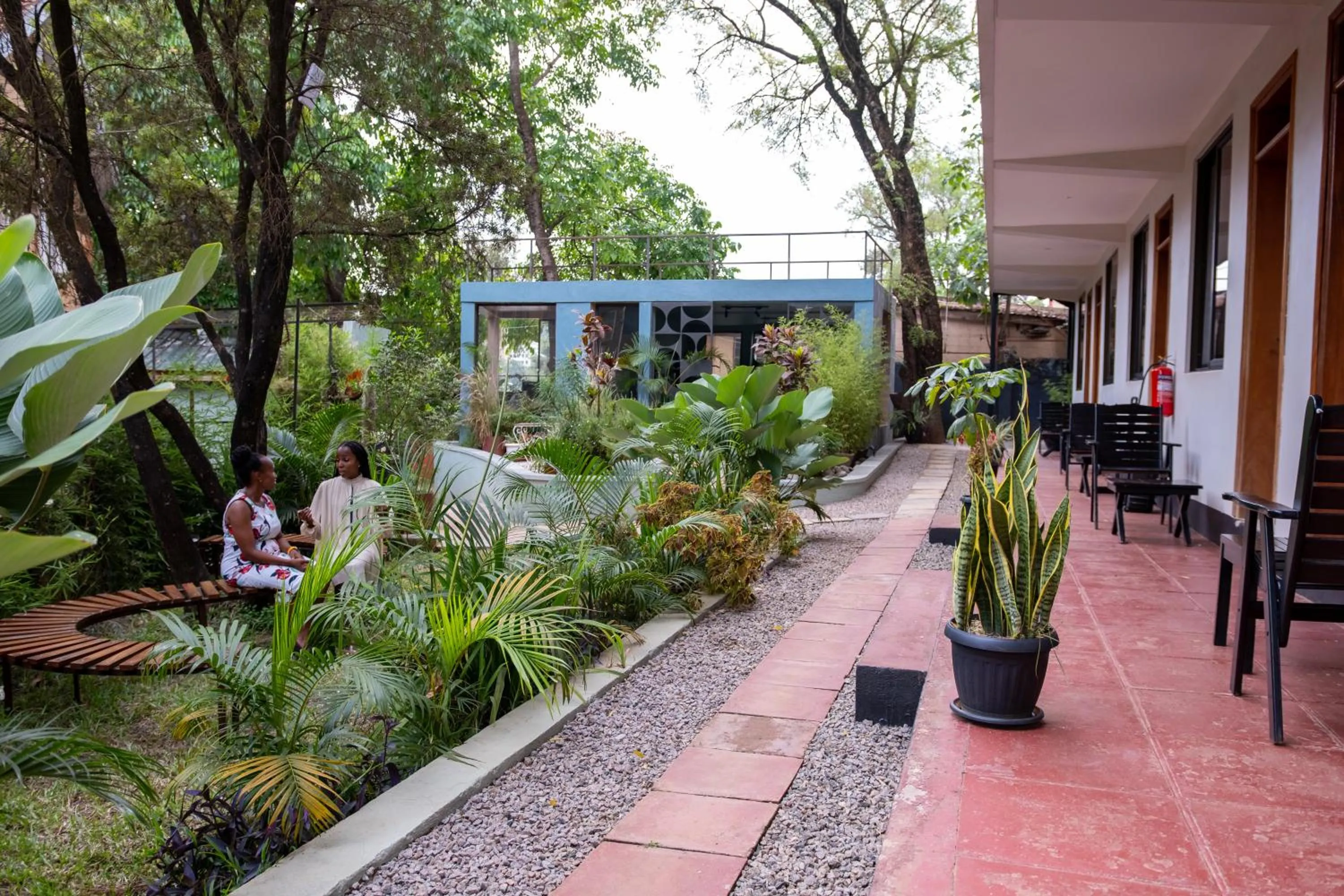 Seating area in Explorers Hub