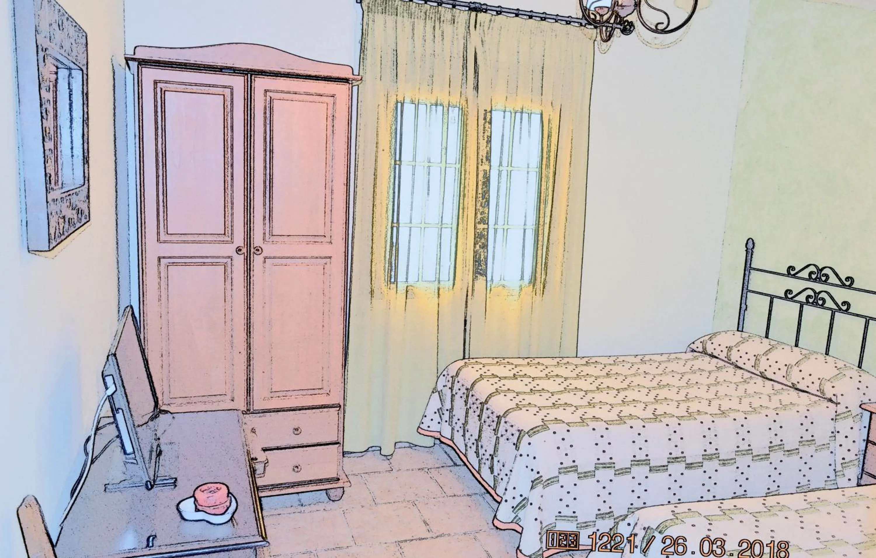 Bed in Posada La Reja