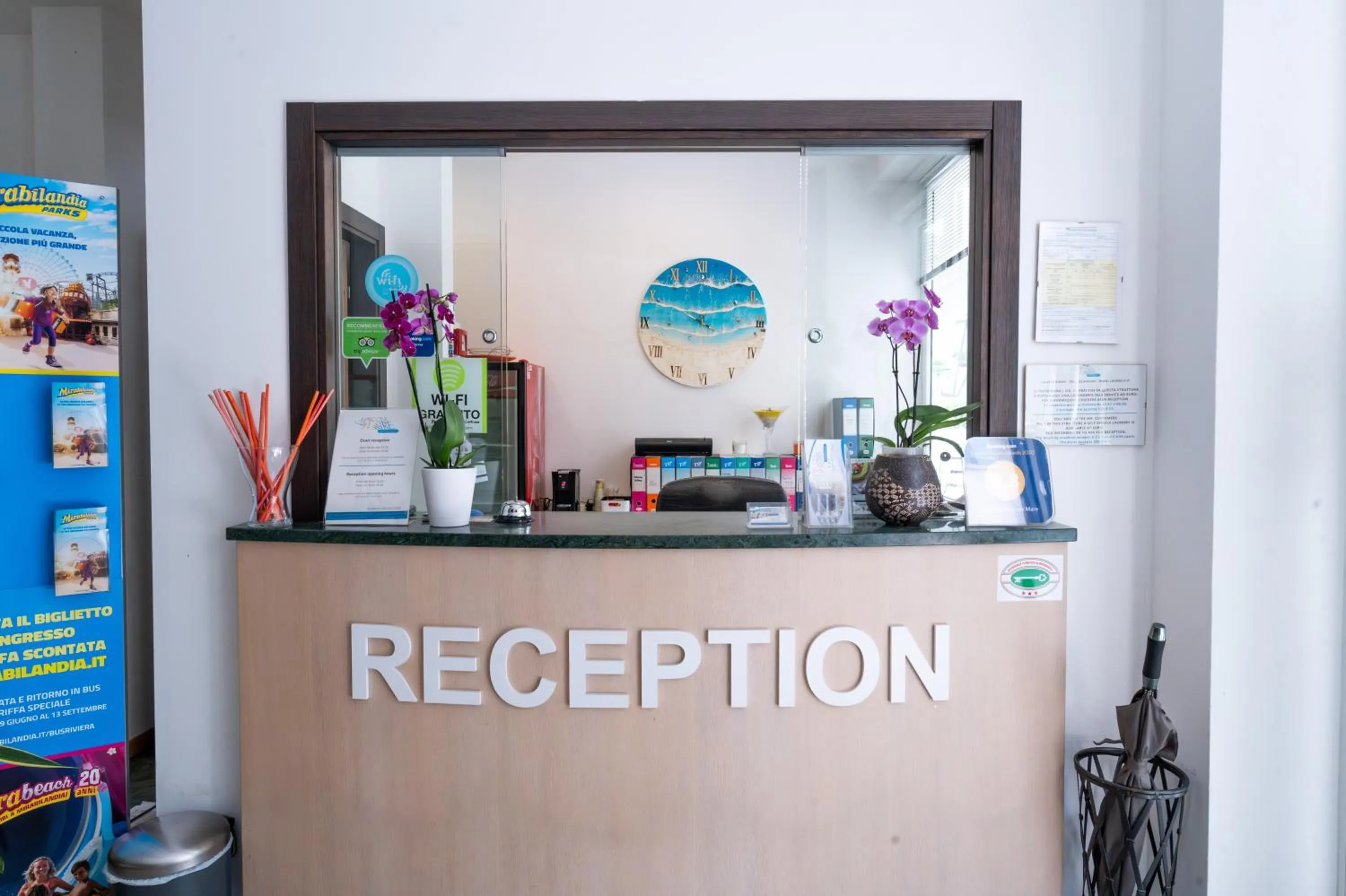 Lobby or reception in Residence Marconi Mare