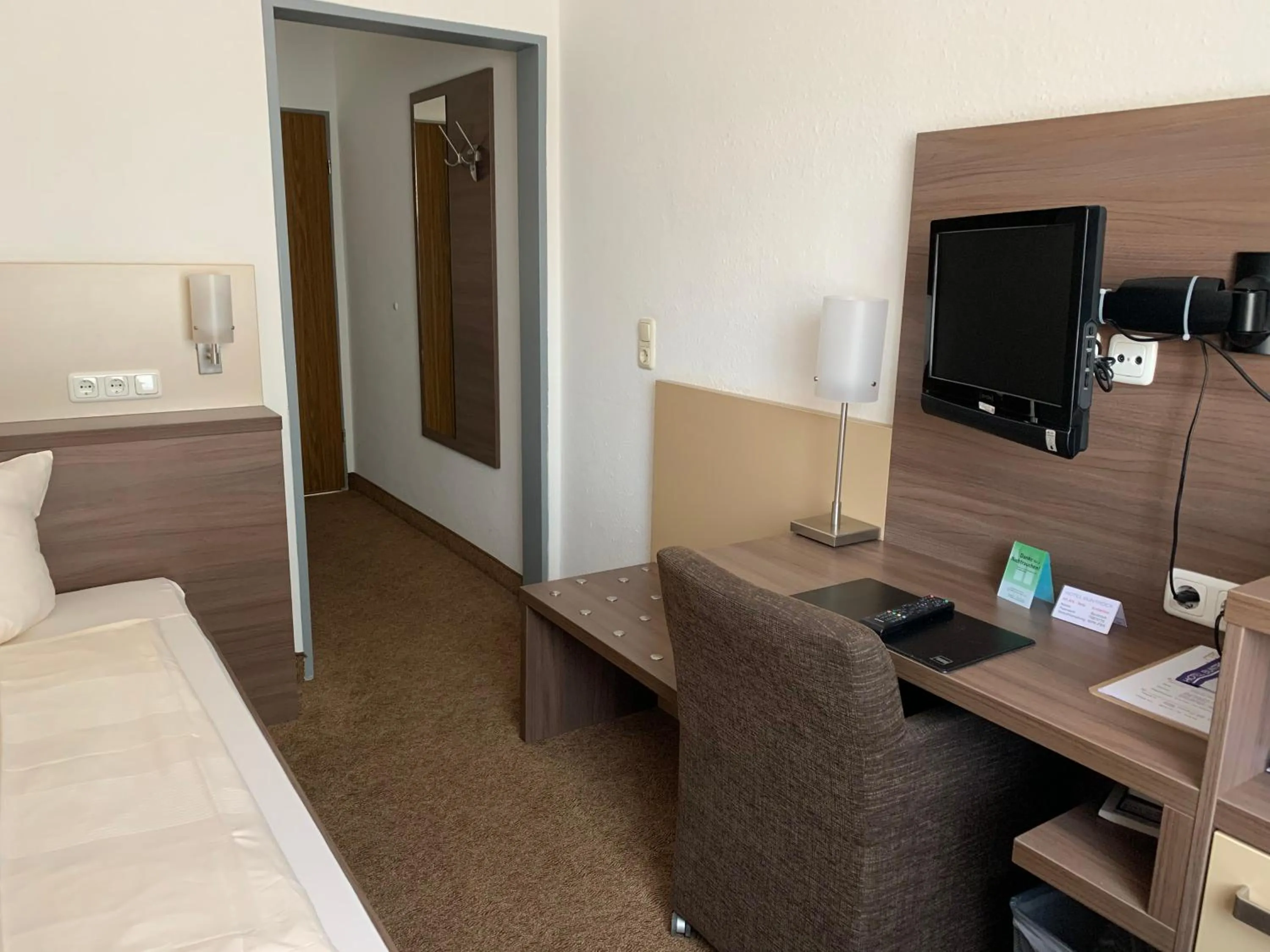 Decorative detail, Bed in Hotel Buntrock