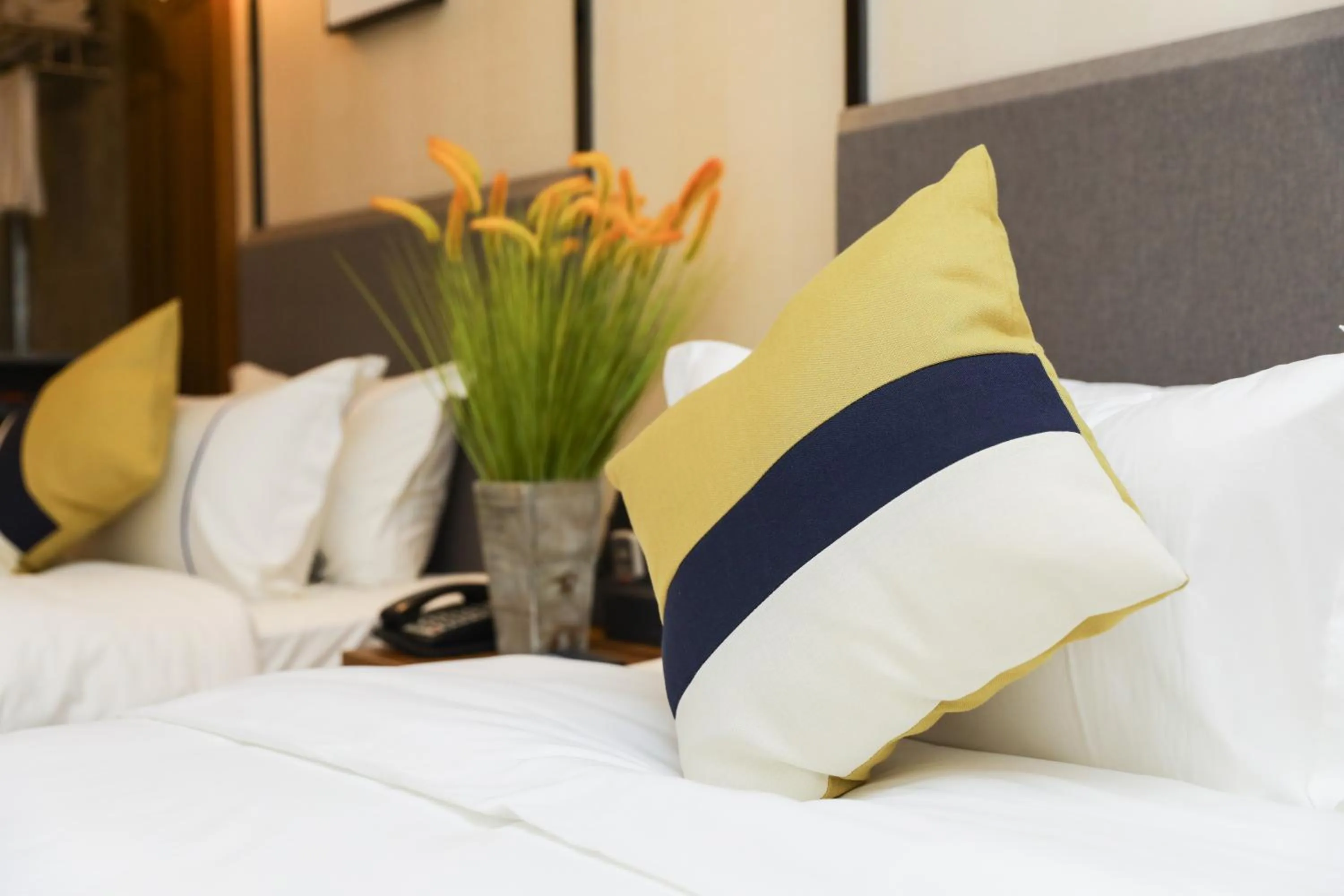 Bed in Guangzhou Homies Hotel