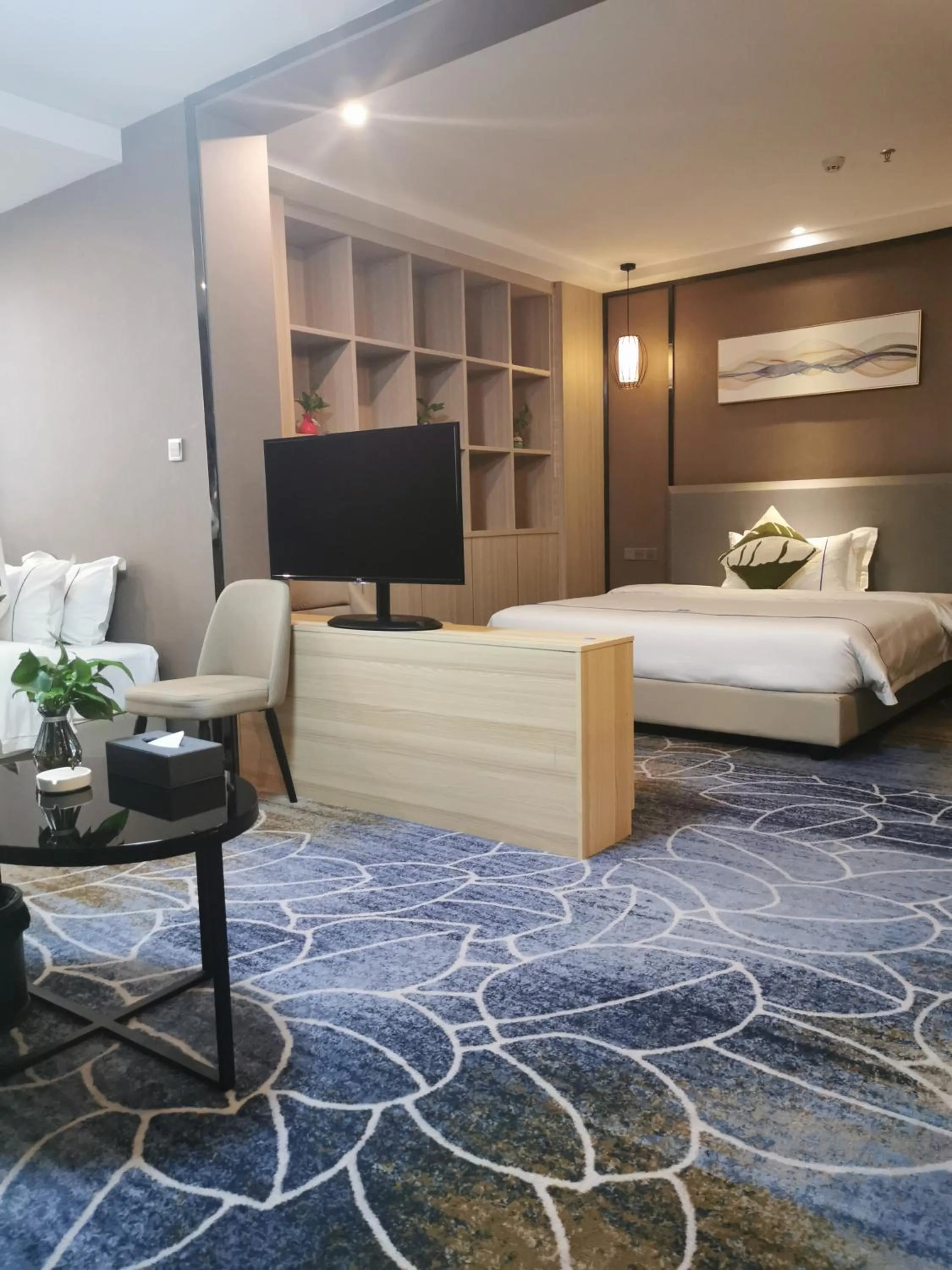 Bed in Guangzhou Homies Hotel