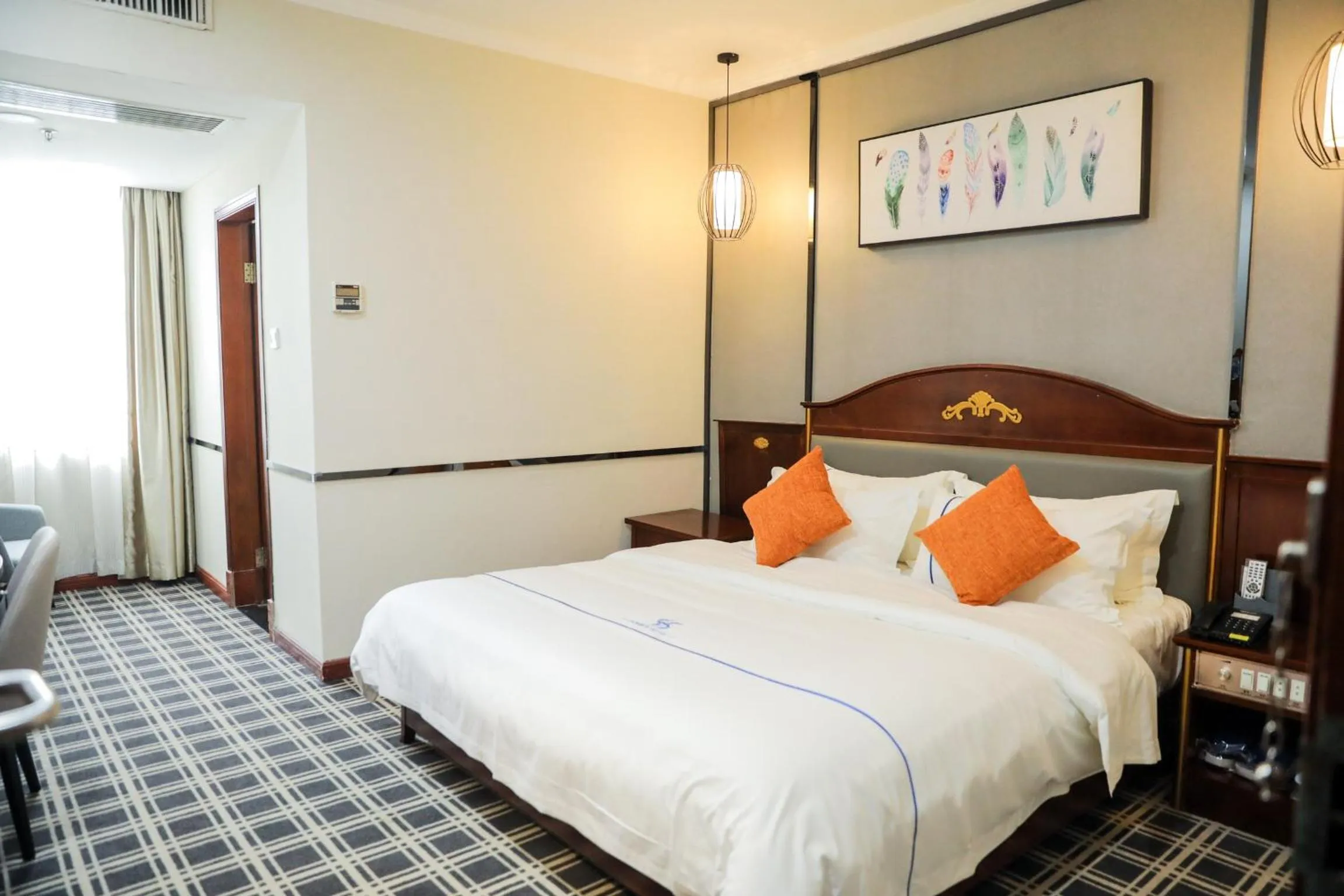 Bed in Guangzhou Homies Hotel