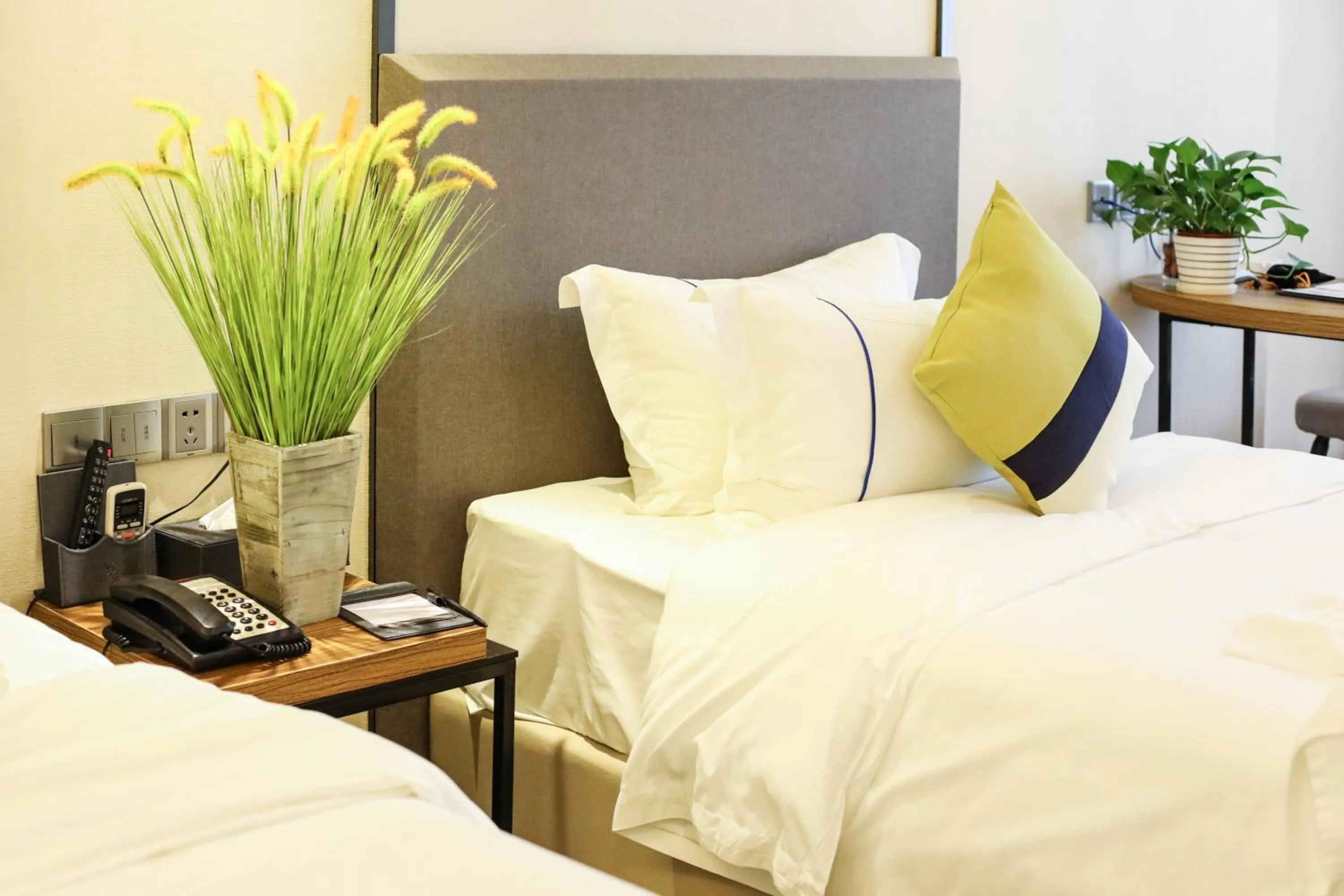 Bed in Guangzhou Homies Hotel