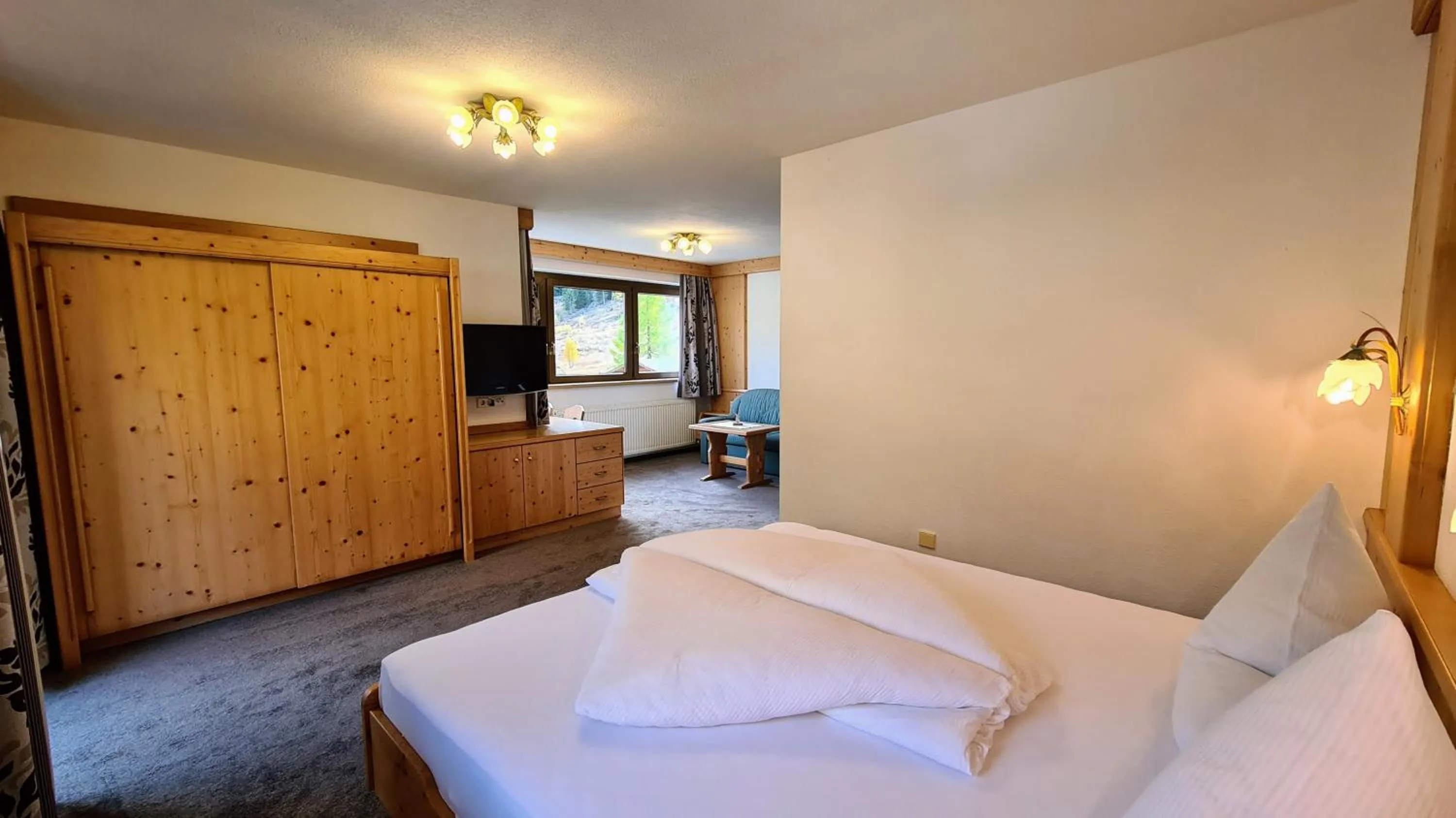 Bed in Apart Garni Romantica