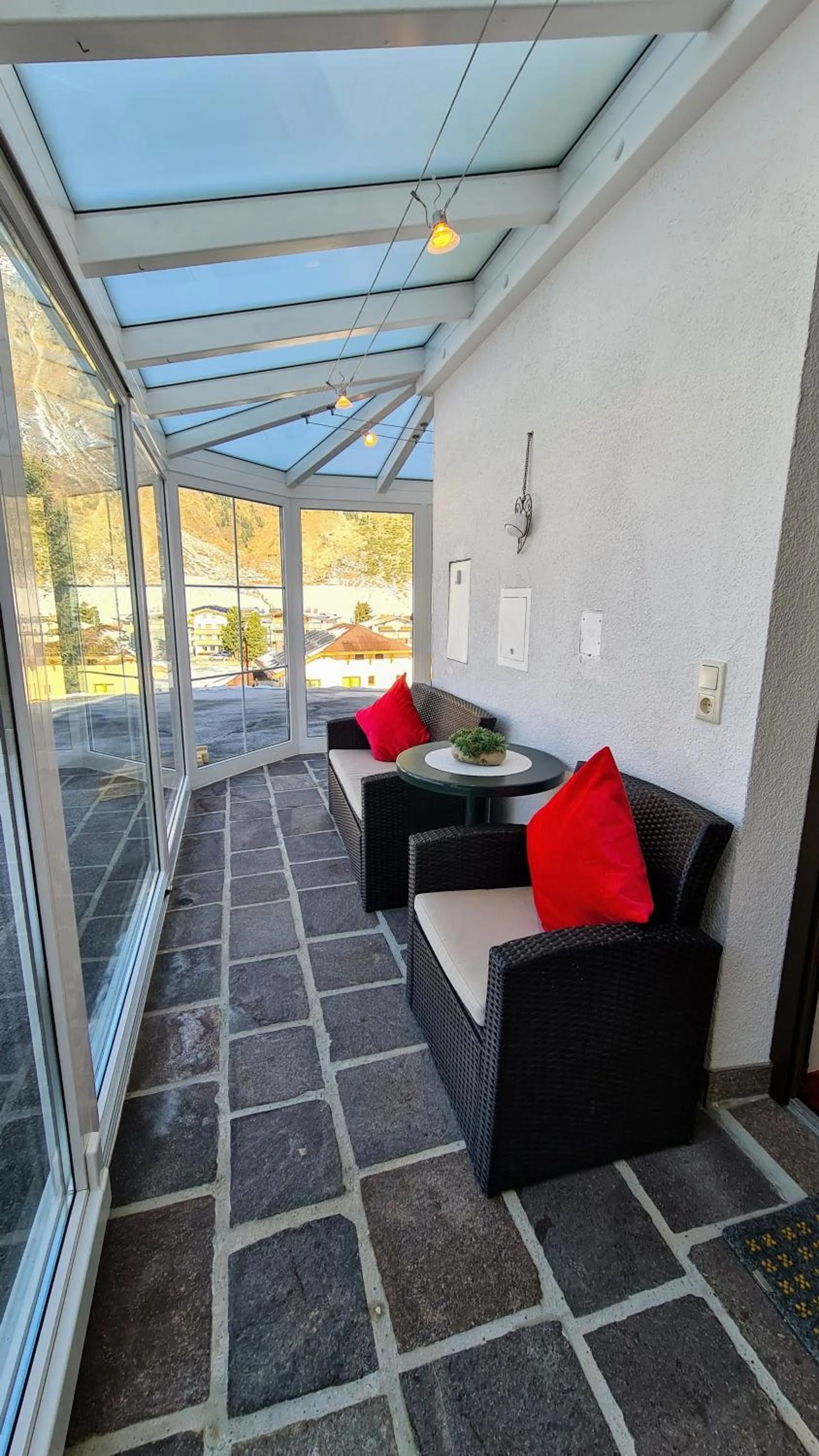 Balcony/Terrace in Apart Garni Romantica