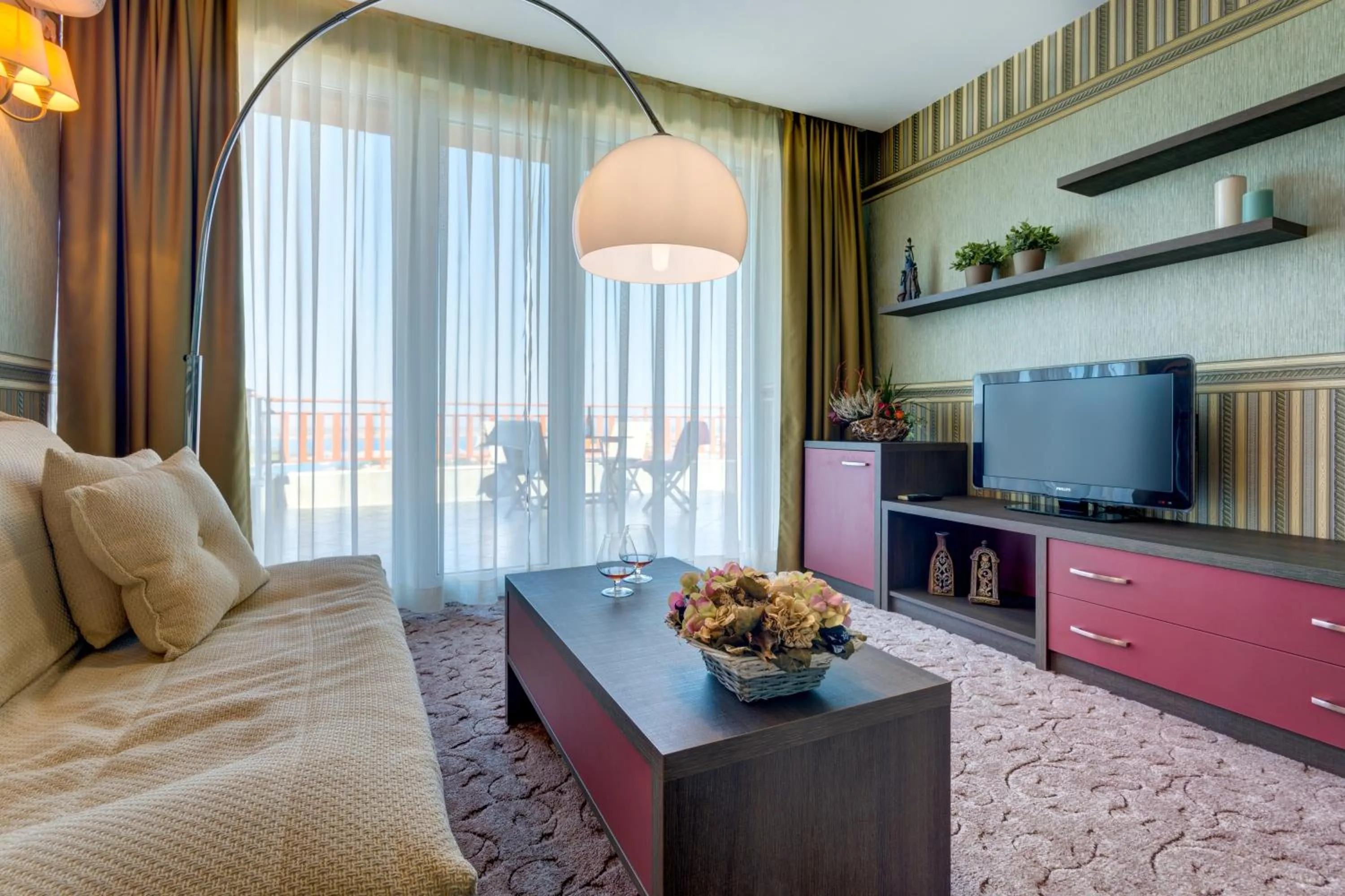 Living room in Kalithea Family Hotel