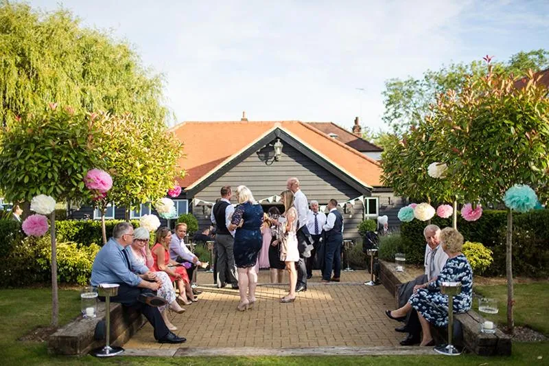 group of guests in The Bull at Great Totham Limited