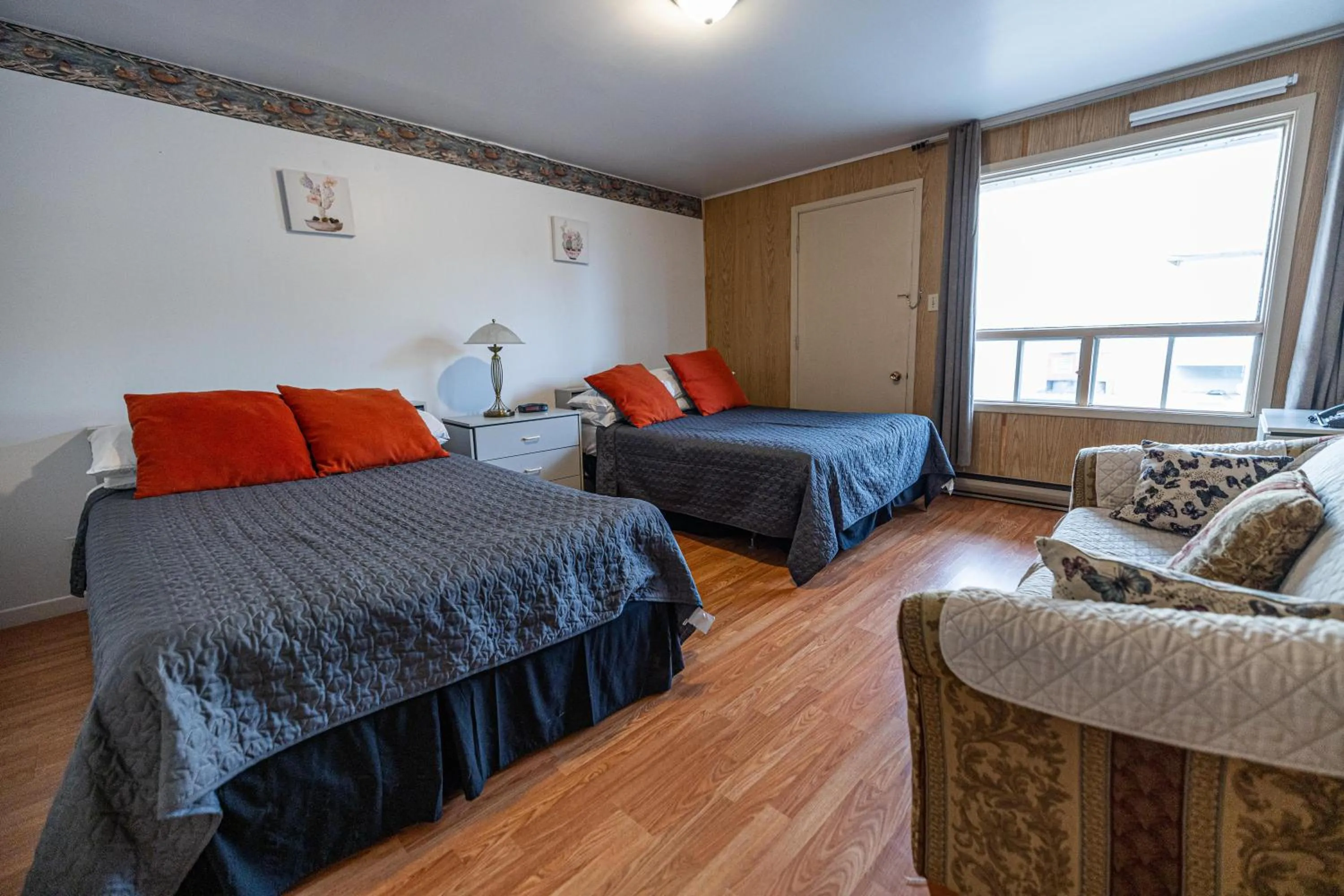 Bedroom, Bed in Motel Deblois