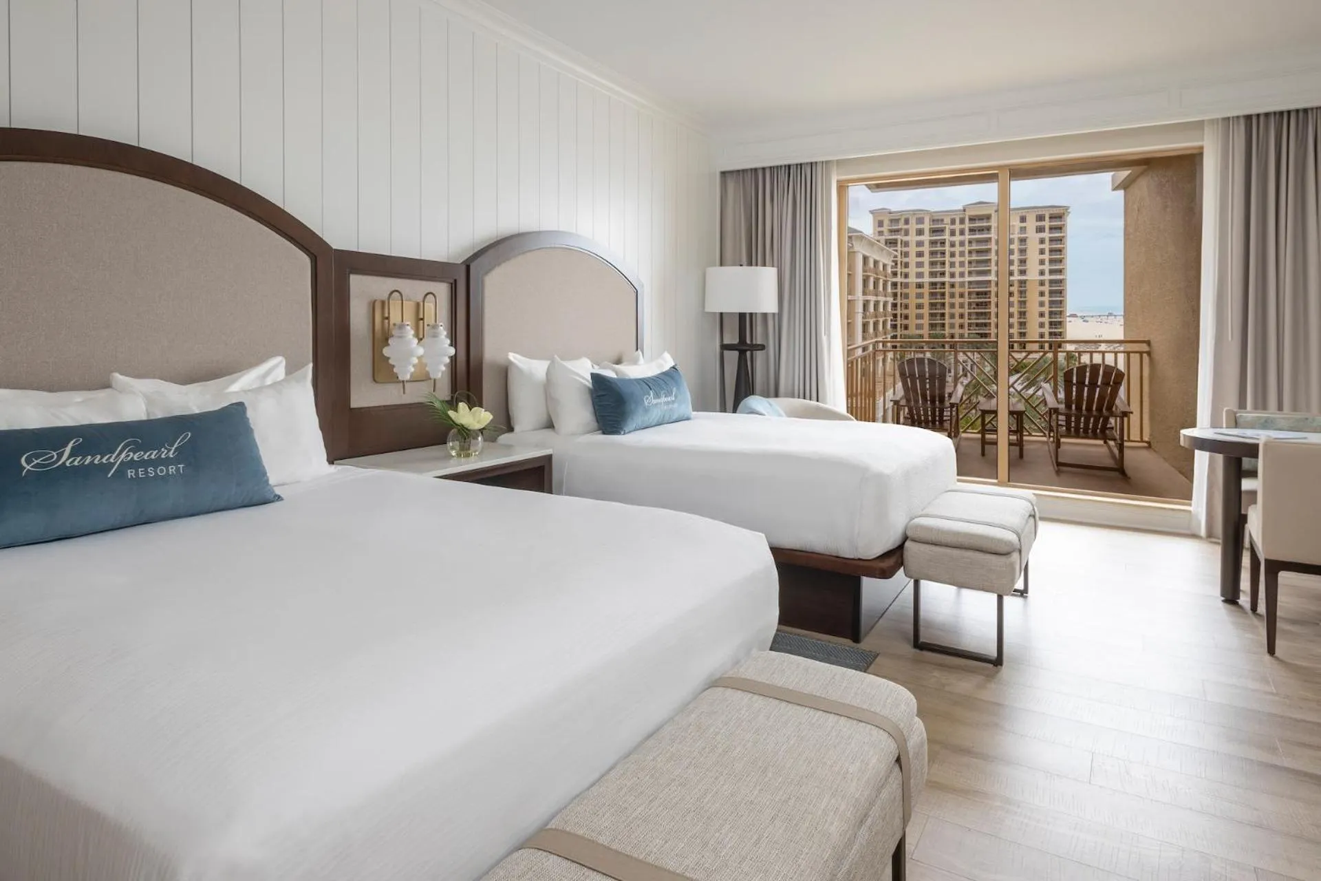 Bed in Sandpearl Resort Private Beach