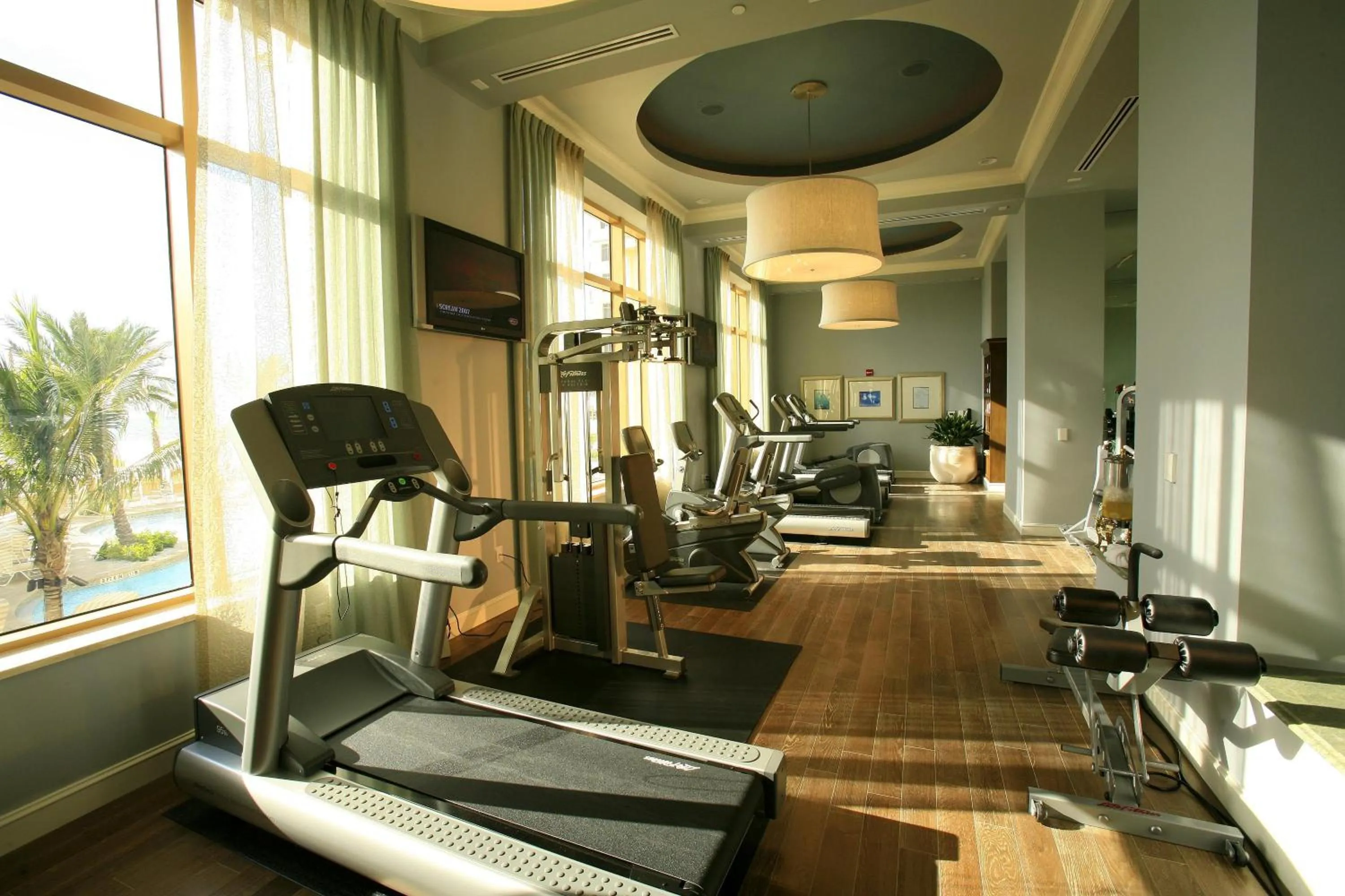 Fitness centre/facilities in Sandpearl Resort Private Beach
