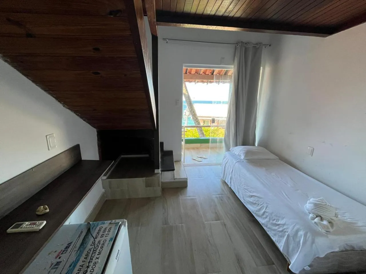 Bed in Pousada Farol do Morro