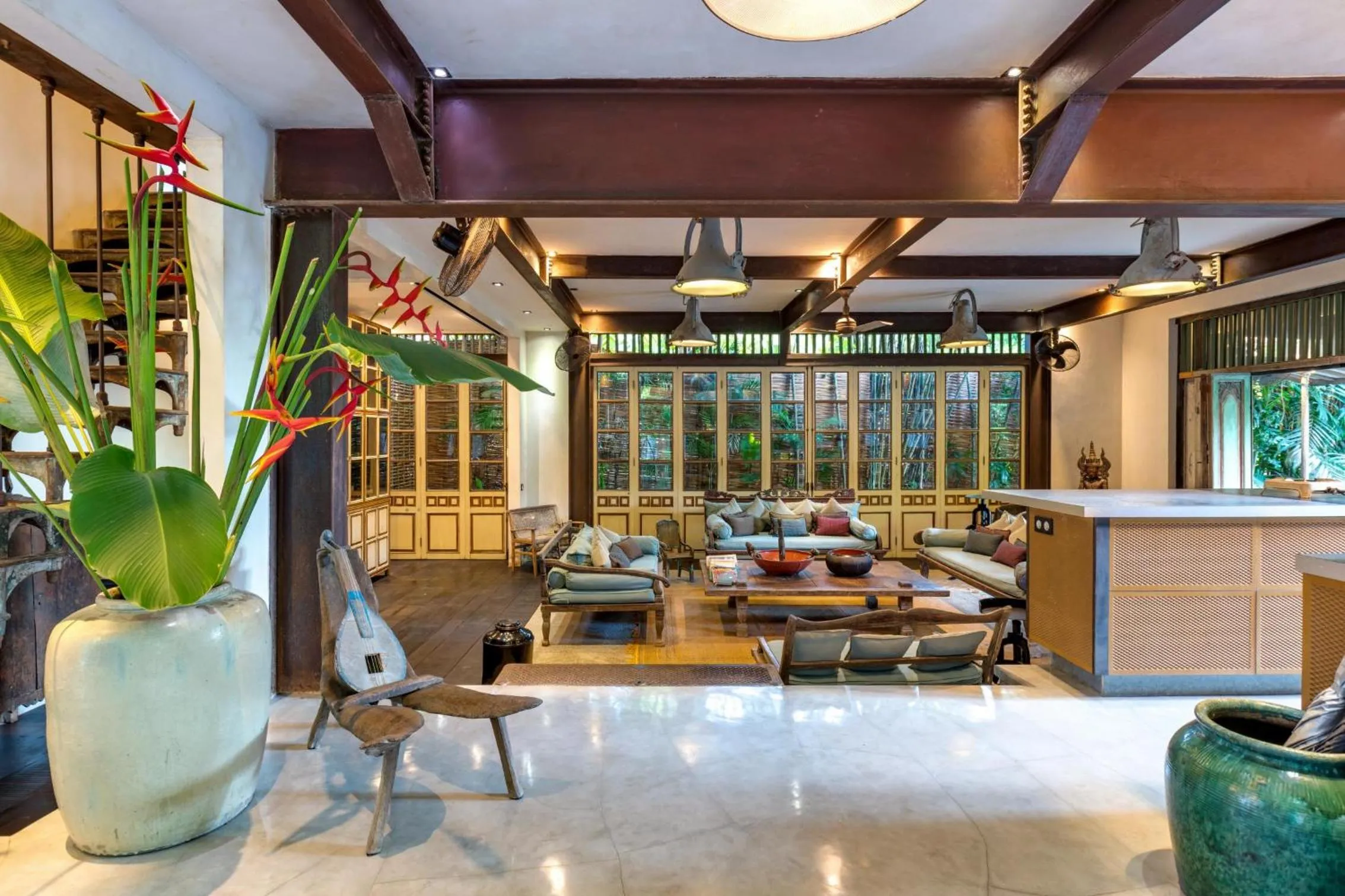 Living room in Villa Artis