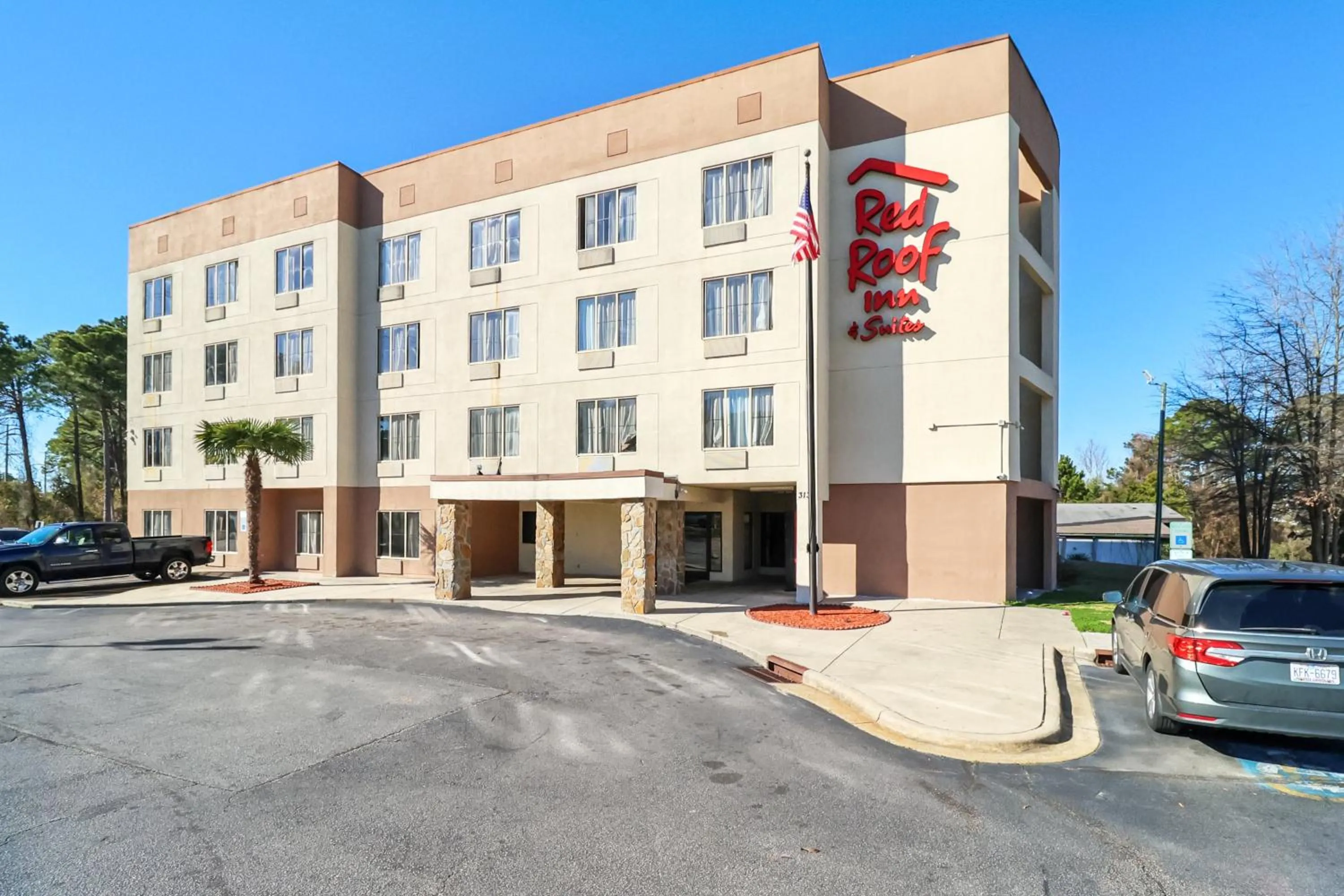 Property building in Red Roof Inn & Suites Fayetteville-Fort Bragg