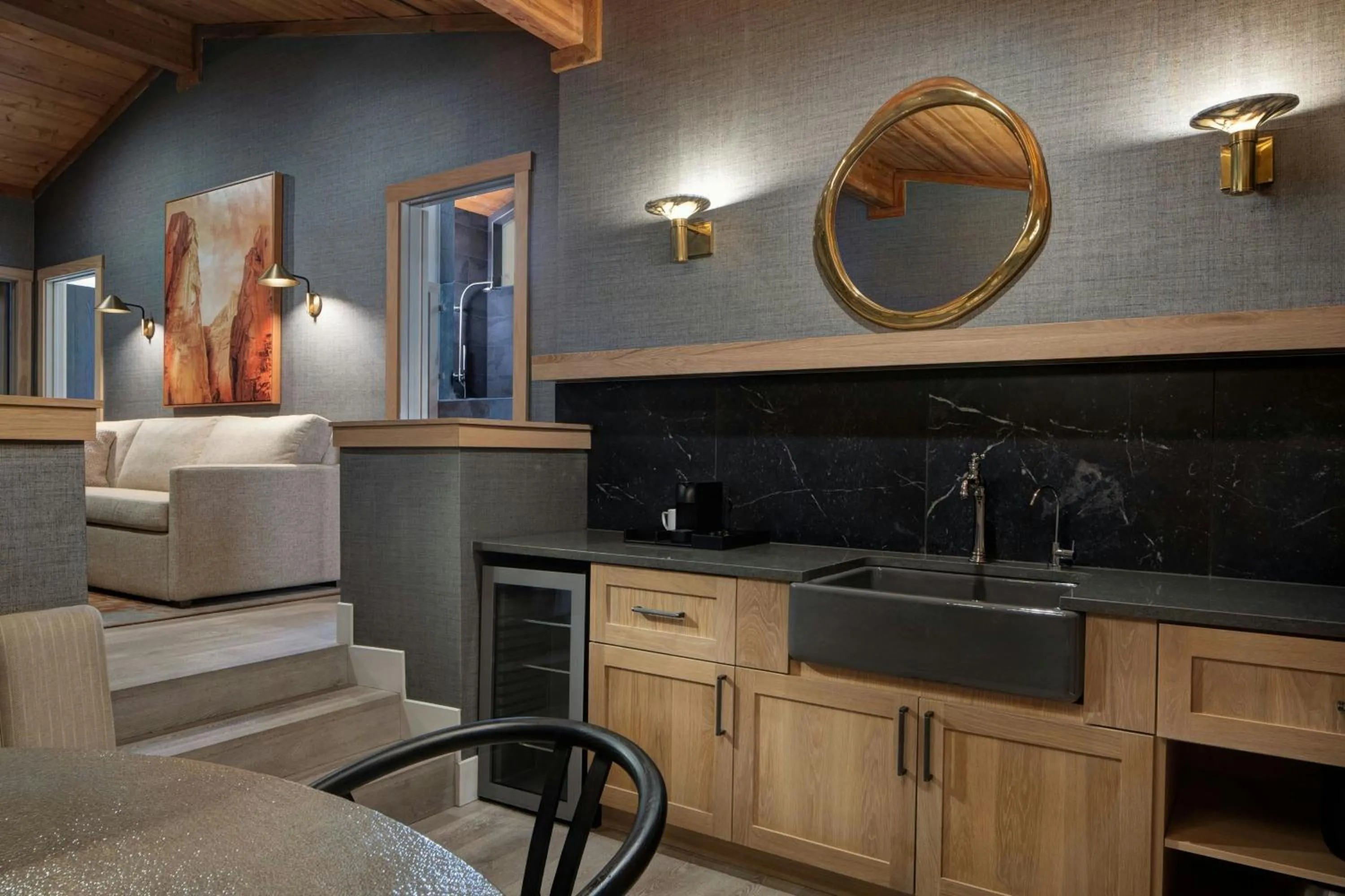 Kitchen or kitchenette in Red Cliffs Lodge Moab