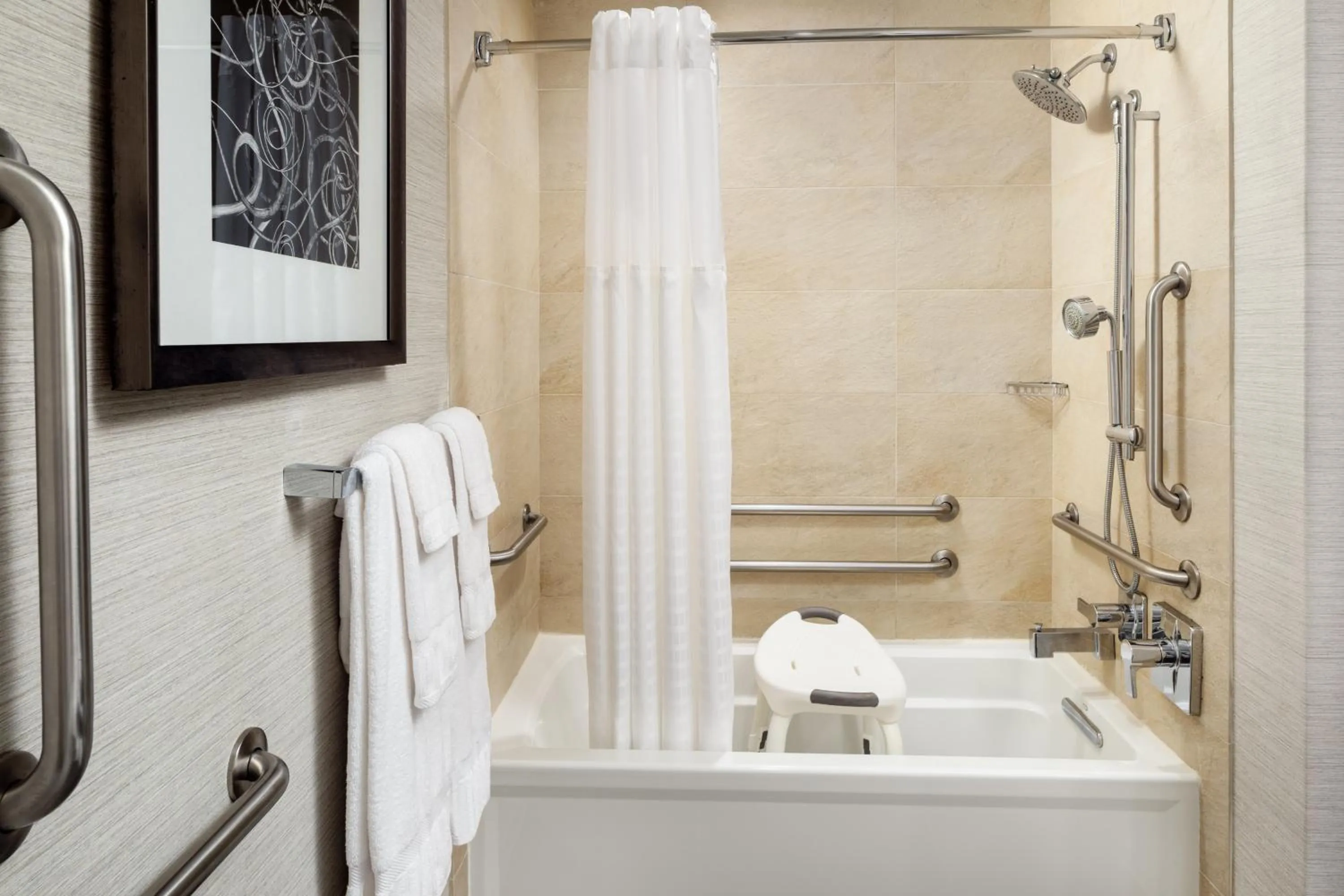 Shower in The Hotel at Arundel Preserve