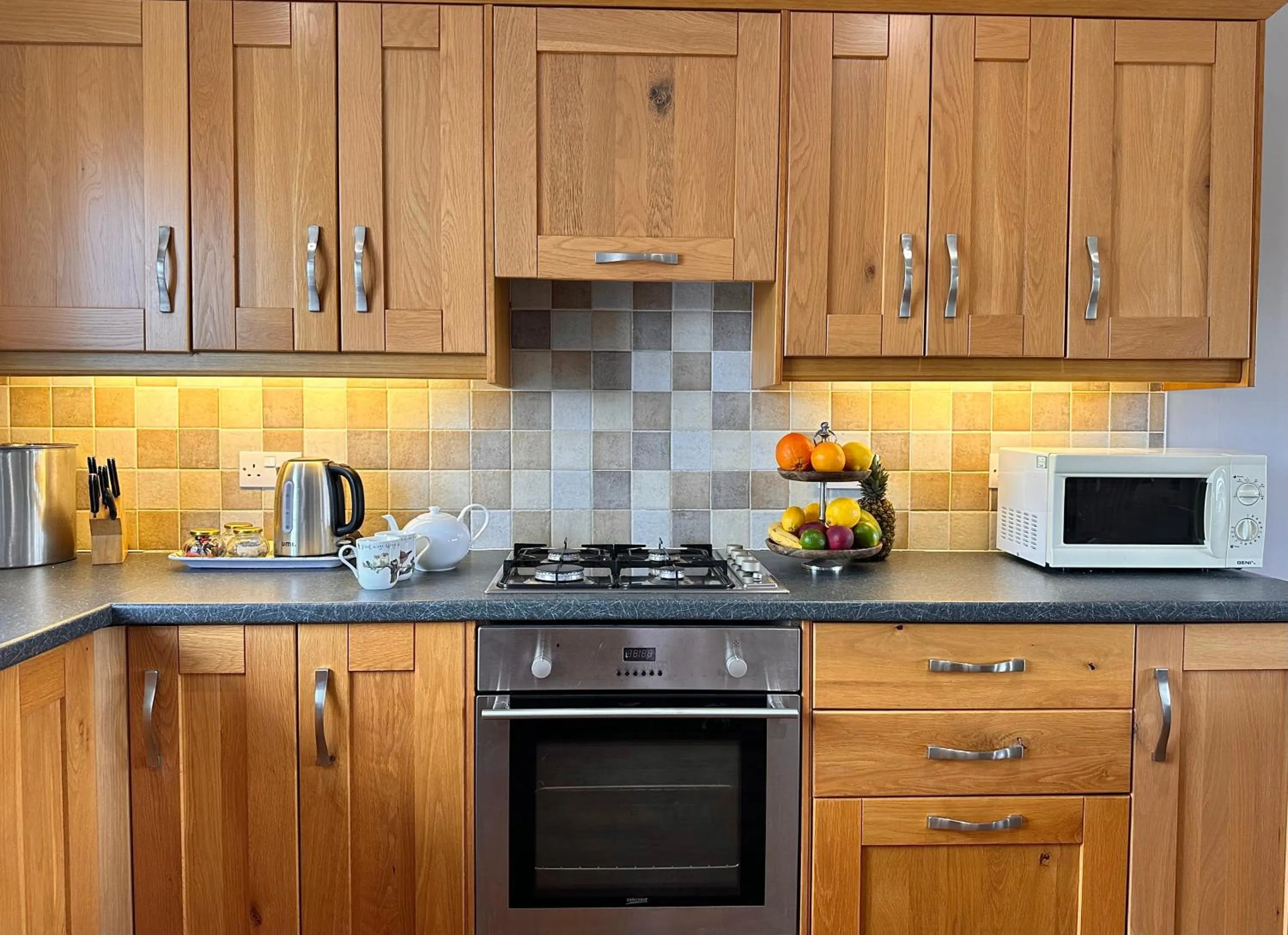 Kitchen or kitchenette in Grange Farm Park