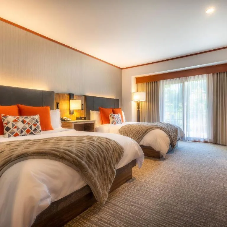 Bed in Salish Lodge & Spa