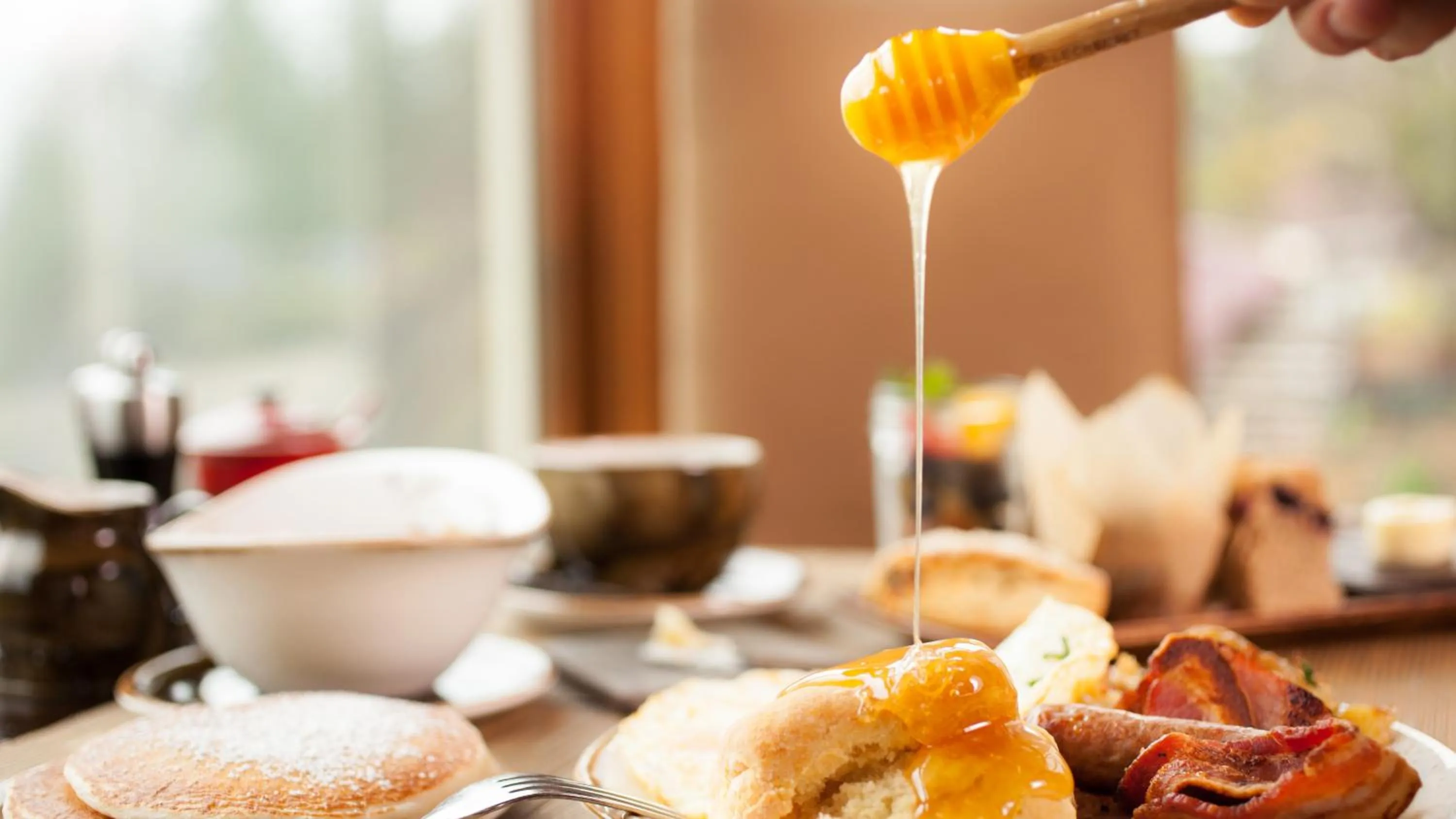 American breakfast in Salish Lodge & Spa