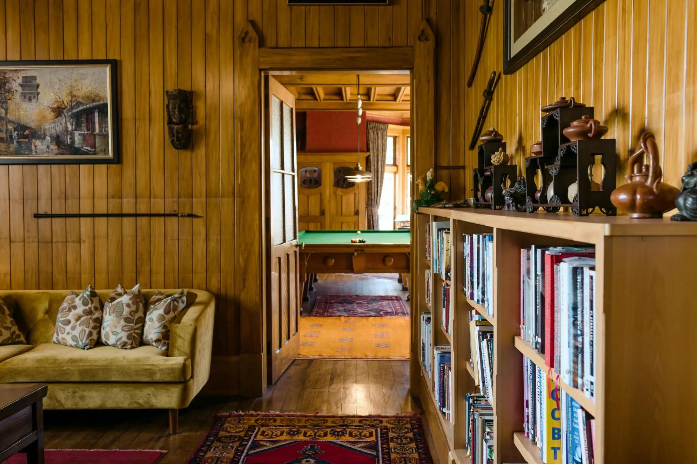 Billiard in Pen-y-bryn Lodge