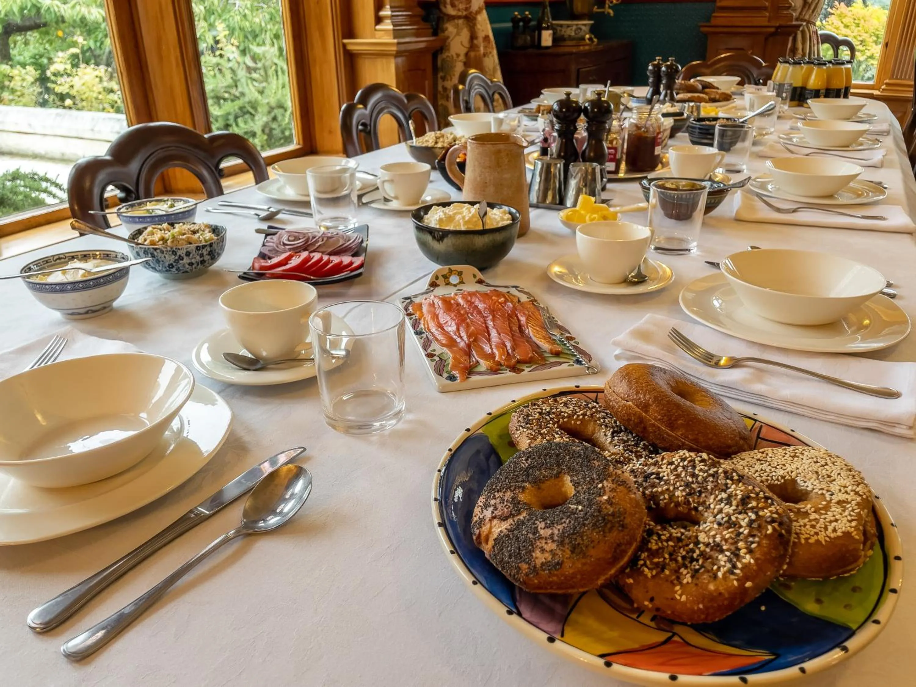 Breakfast in Pen-y-bryn Lodge