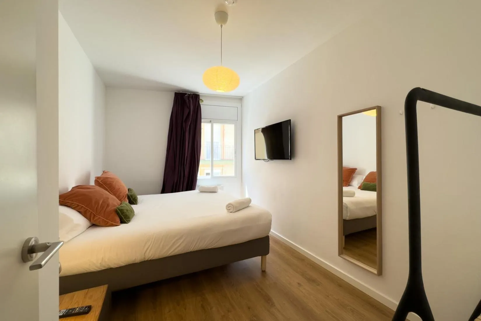 Bedroom, Bed in AinB Barcelona Sants Apartments