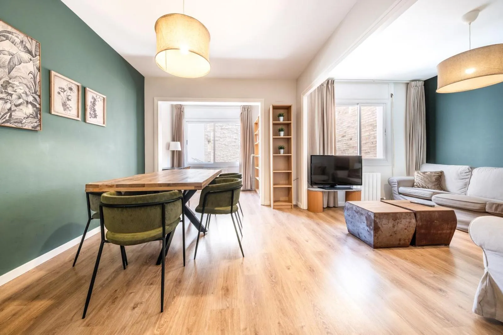 Living room in AinB Barcelona Sants Apartments