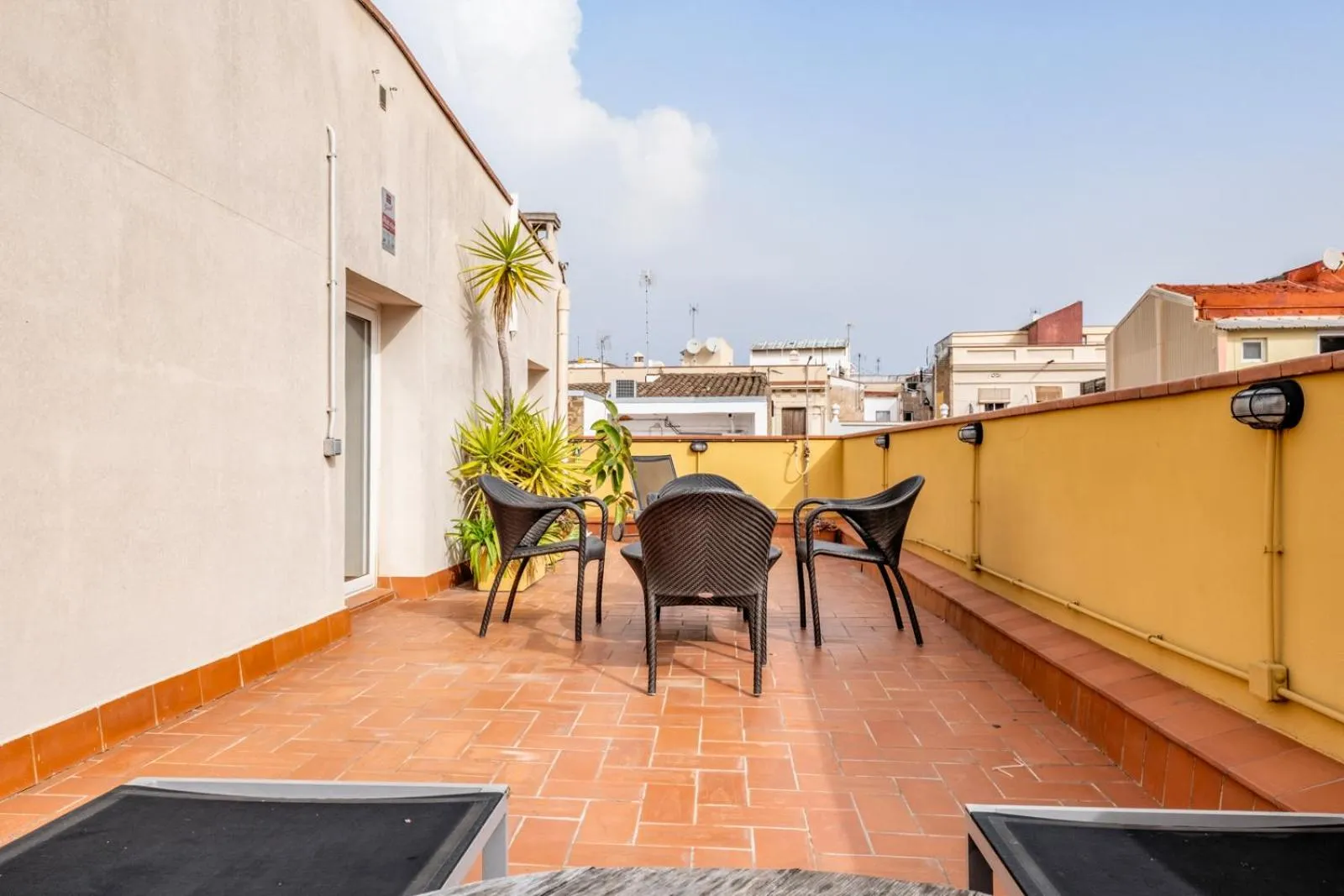 Balcony/Terrace in AinB Barcelona Sants Apartments