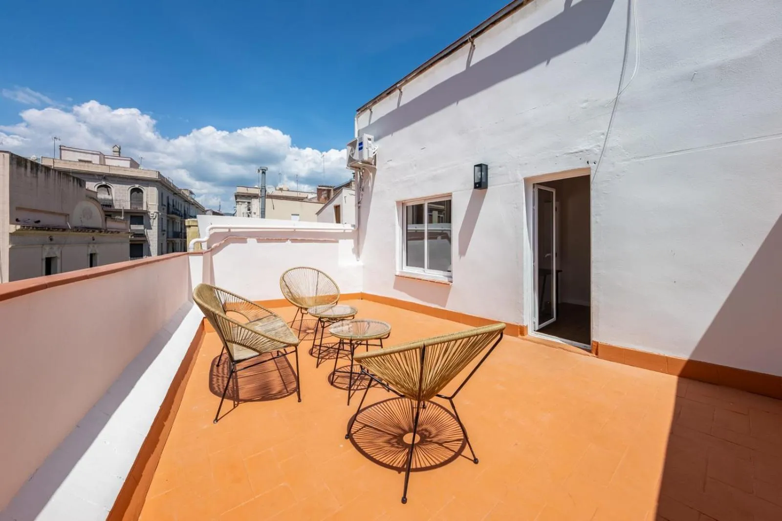 Balcony/Terrace in AinB Barcelona Sants Apartments