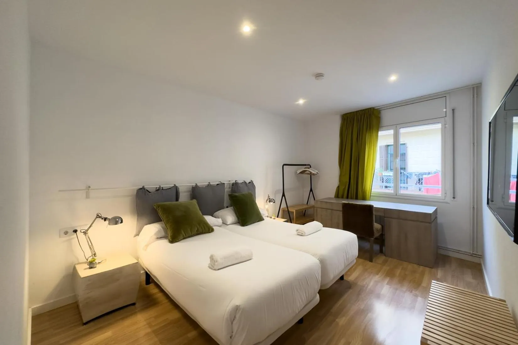 Bedroom, Bed in AinB Barcelona Sants Apartments