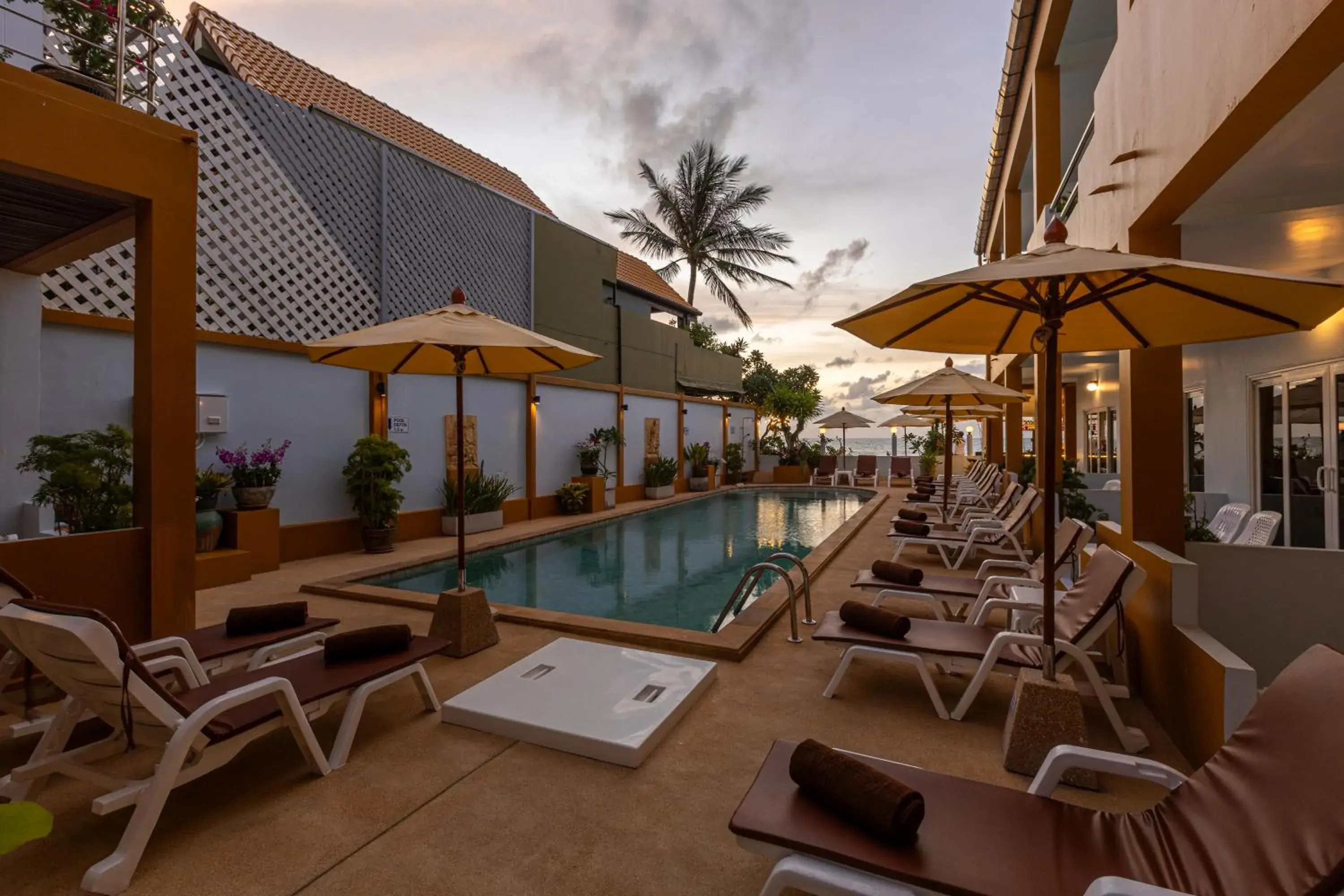 Pool view in Kamala Dreams Pool view in Kamala Dreams