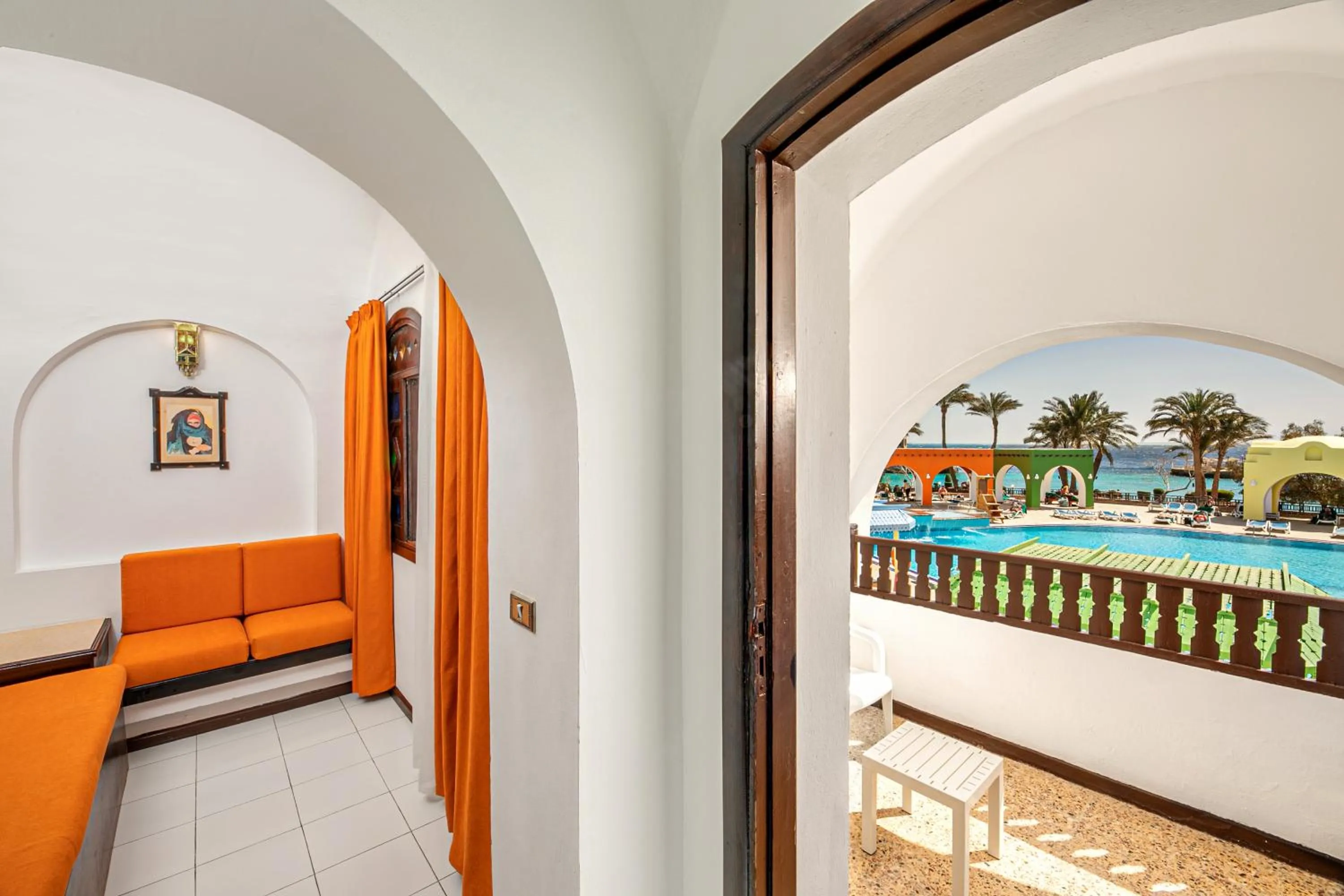 Seating area in Arabella Azur Resort