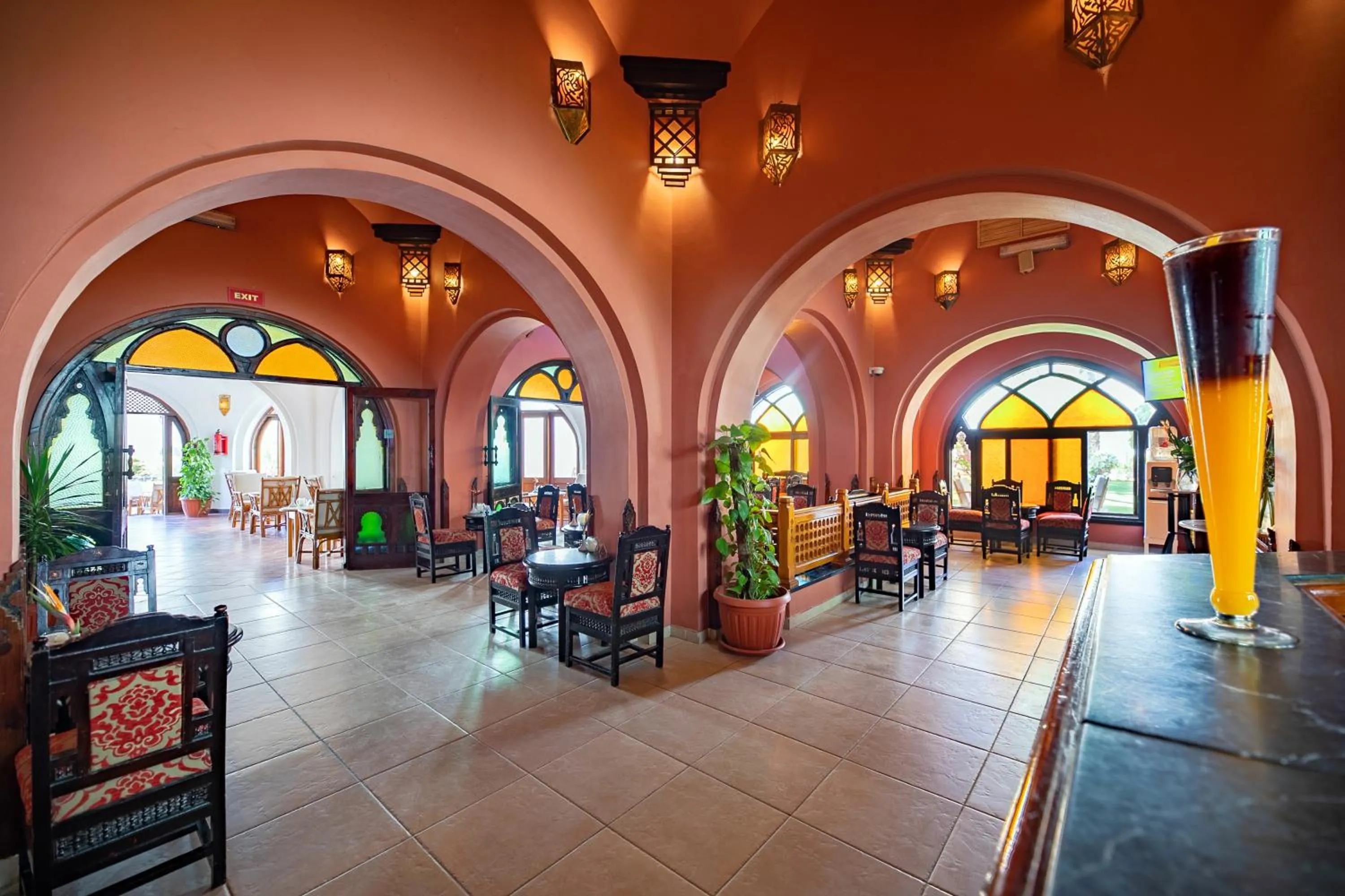 Seating area in Arabella Azur Resort