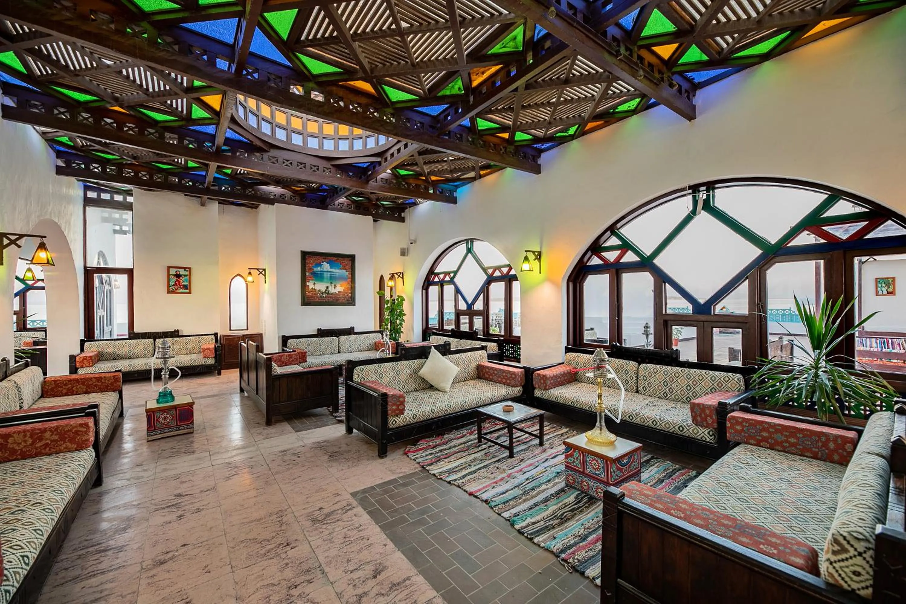 Seating area in Arabella Azur Resort