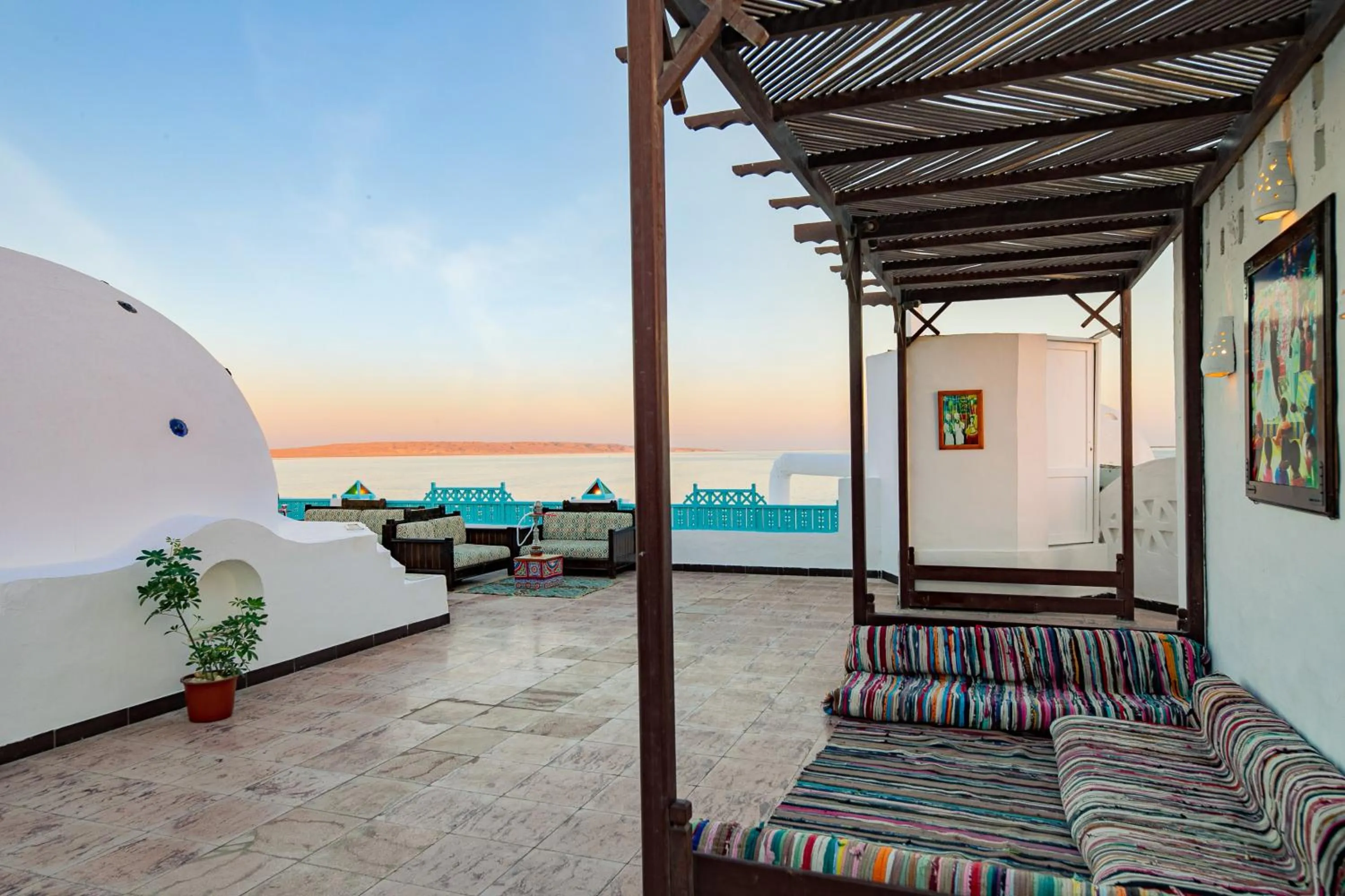 Seating area in Arabella Azur Resort