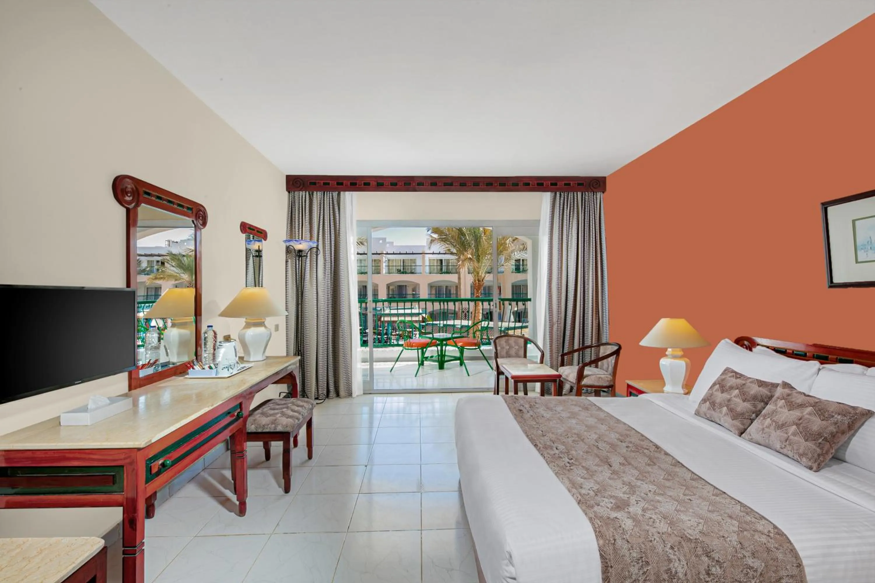 View (from property/room), Bed in Bel Air Azur Resort (Adults Only)