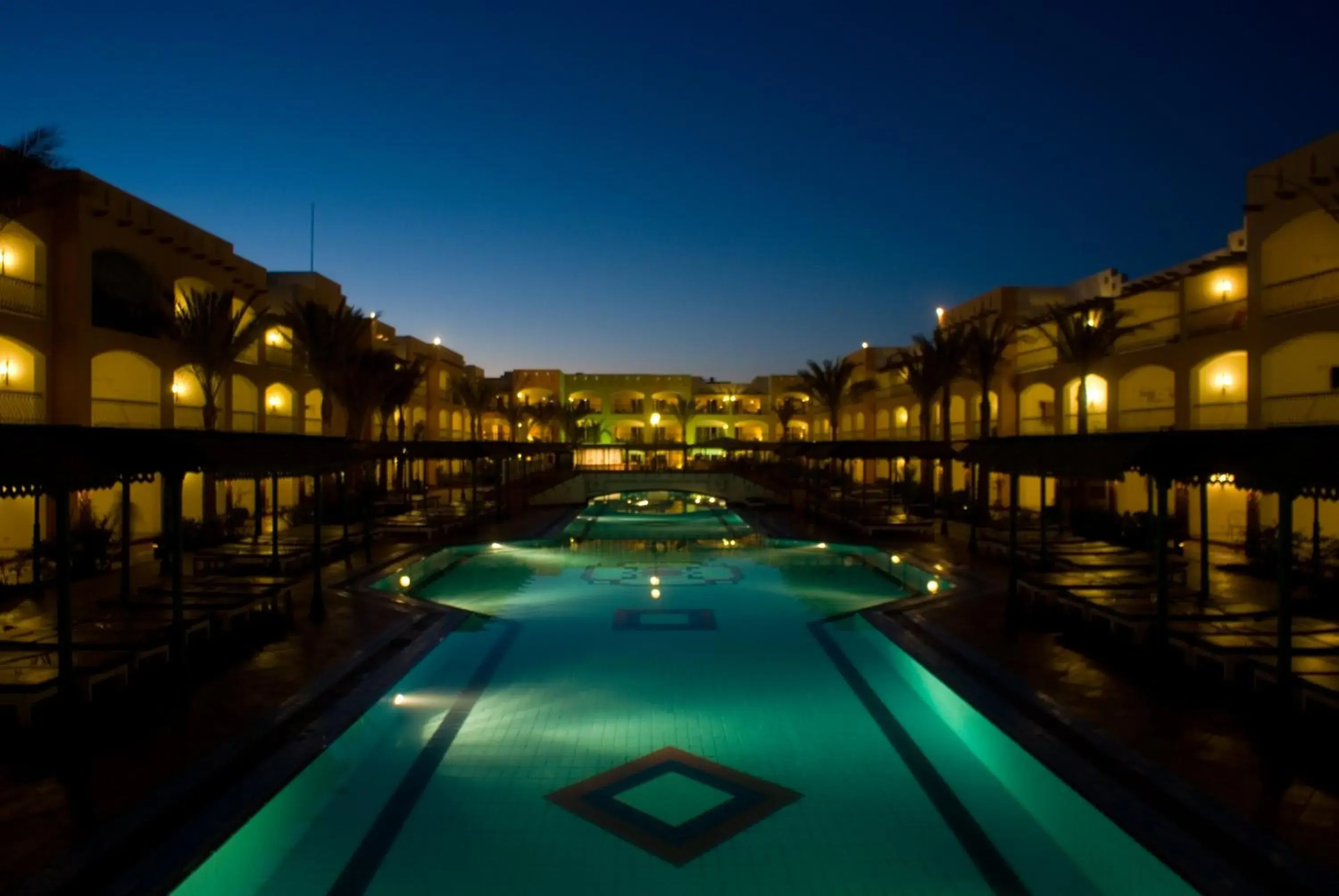 Night, Swimming Pool in Bel Air Azur Resort (Adults Only)