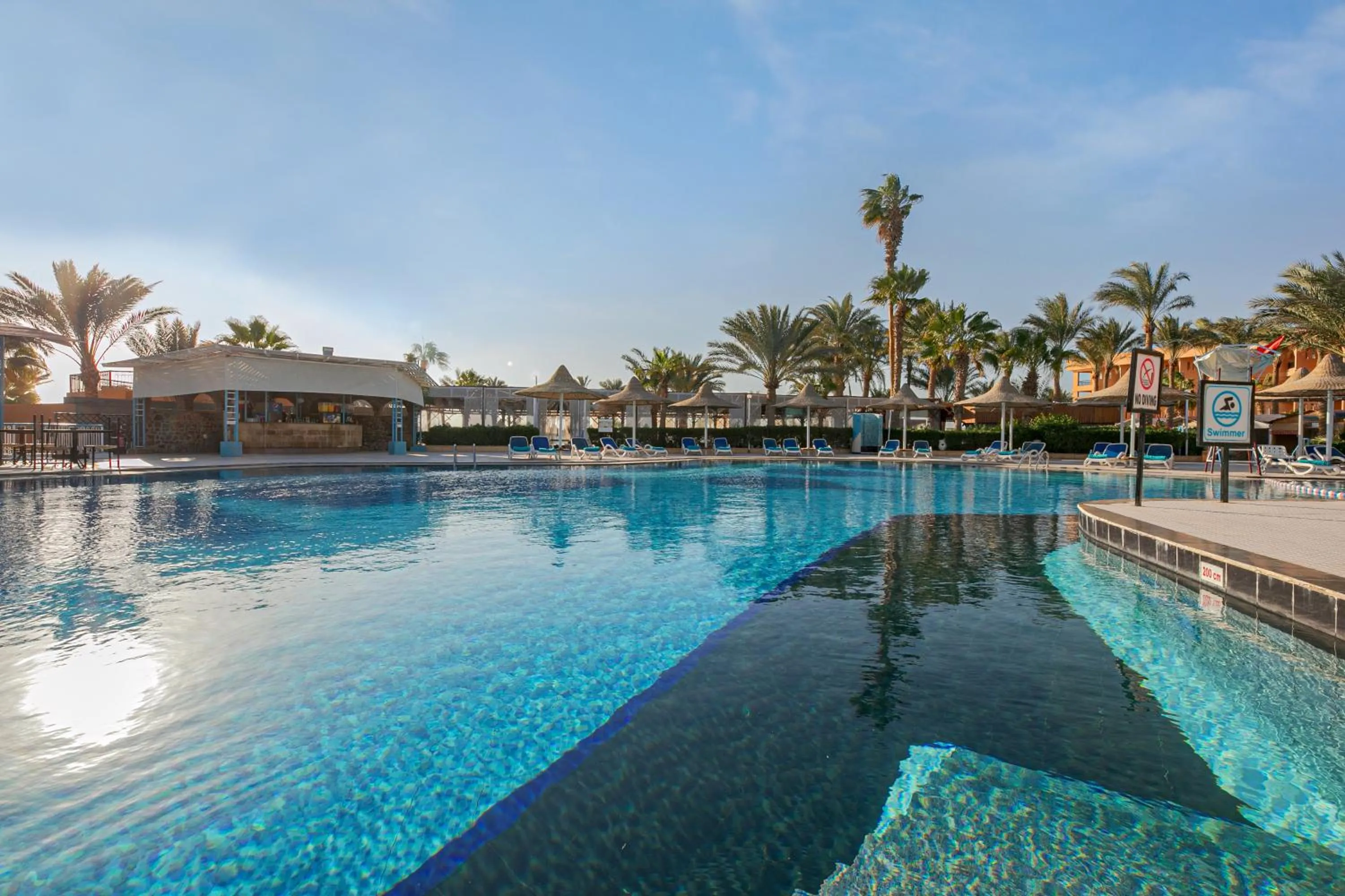 Pool view in Giftun Azur Resort
