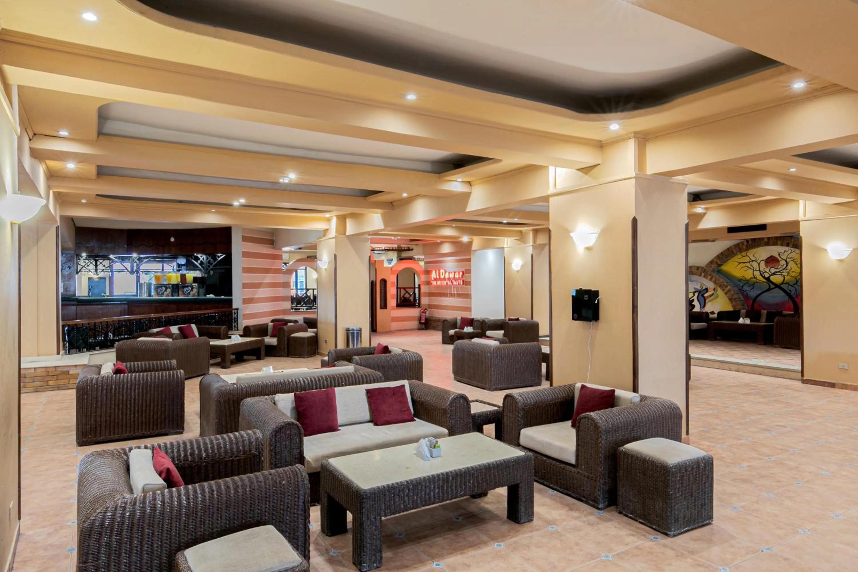 Seating area in Giftun Azur Resort