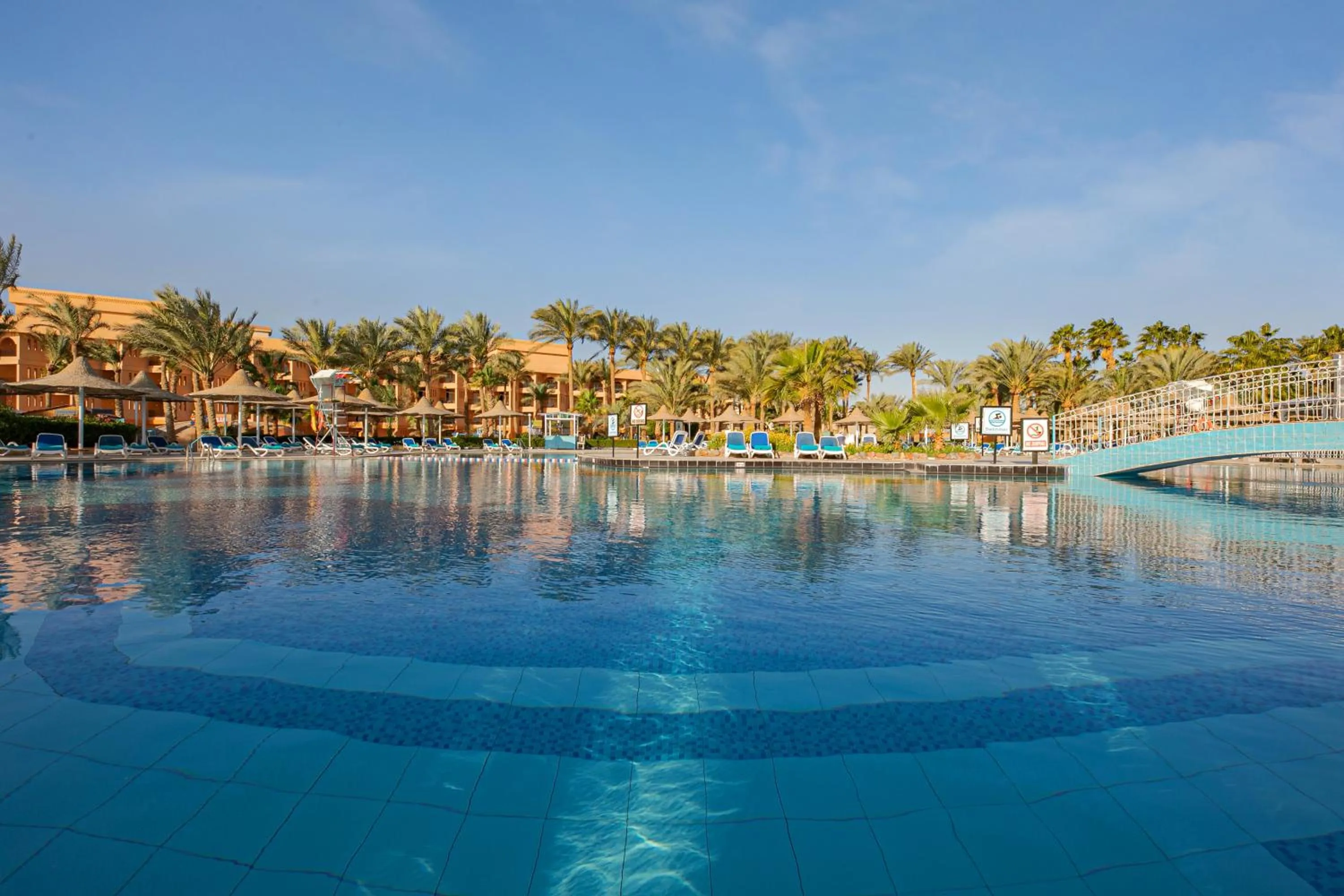 Pool view in Giftun Azur Resort