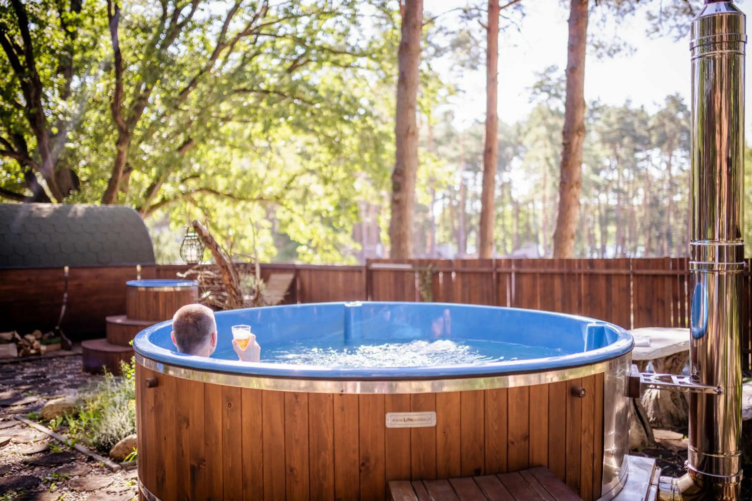 Natural landscape in Zacisze,pl Domki Premium i Bungalowy Deluxe nad Jeziorem Łagowskim