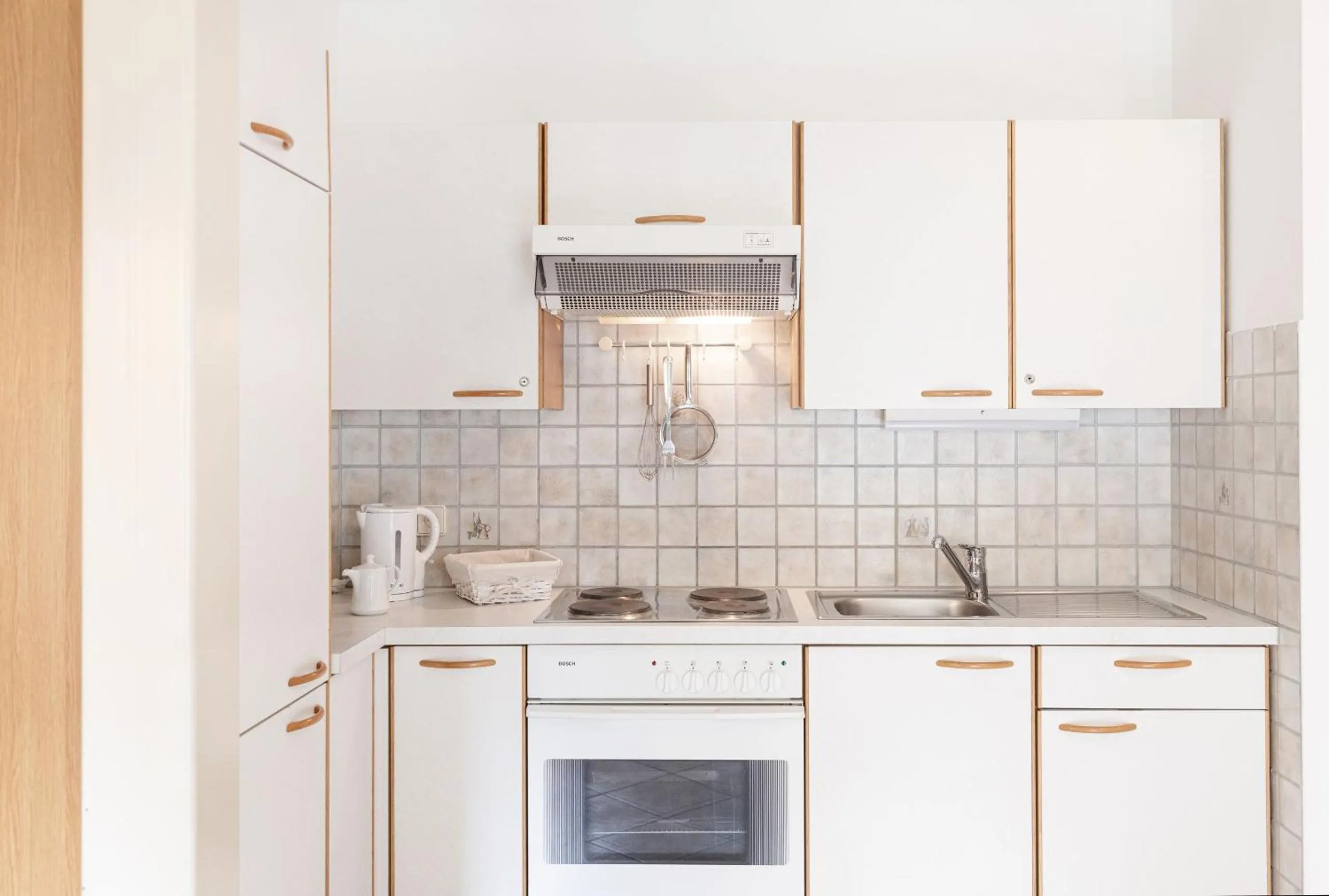 Kitchen or kitchenette in Hotel Weissenstein