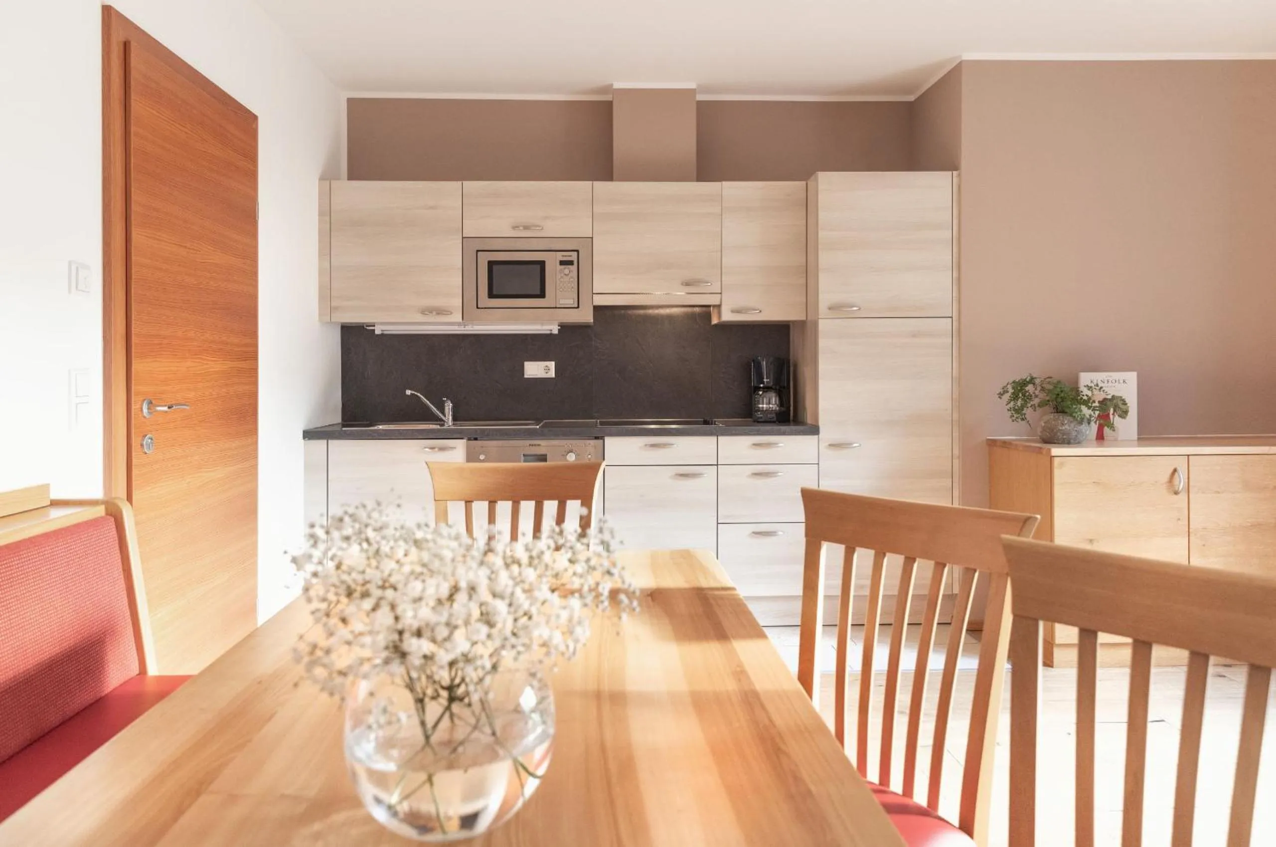 Kitchen or kitchenette in Hotel Weissenstein